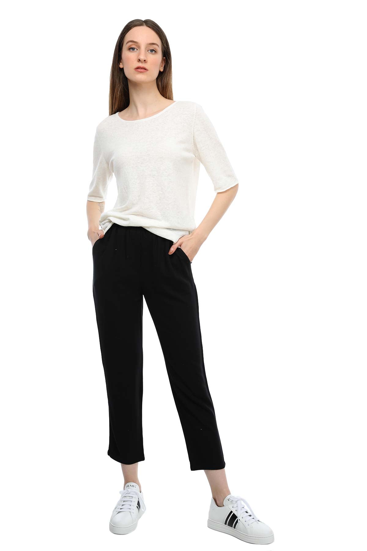 Tru Bisiklet Yaka Triko-Libas Trendy Fashion Store