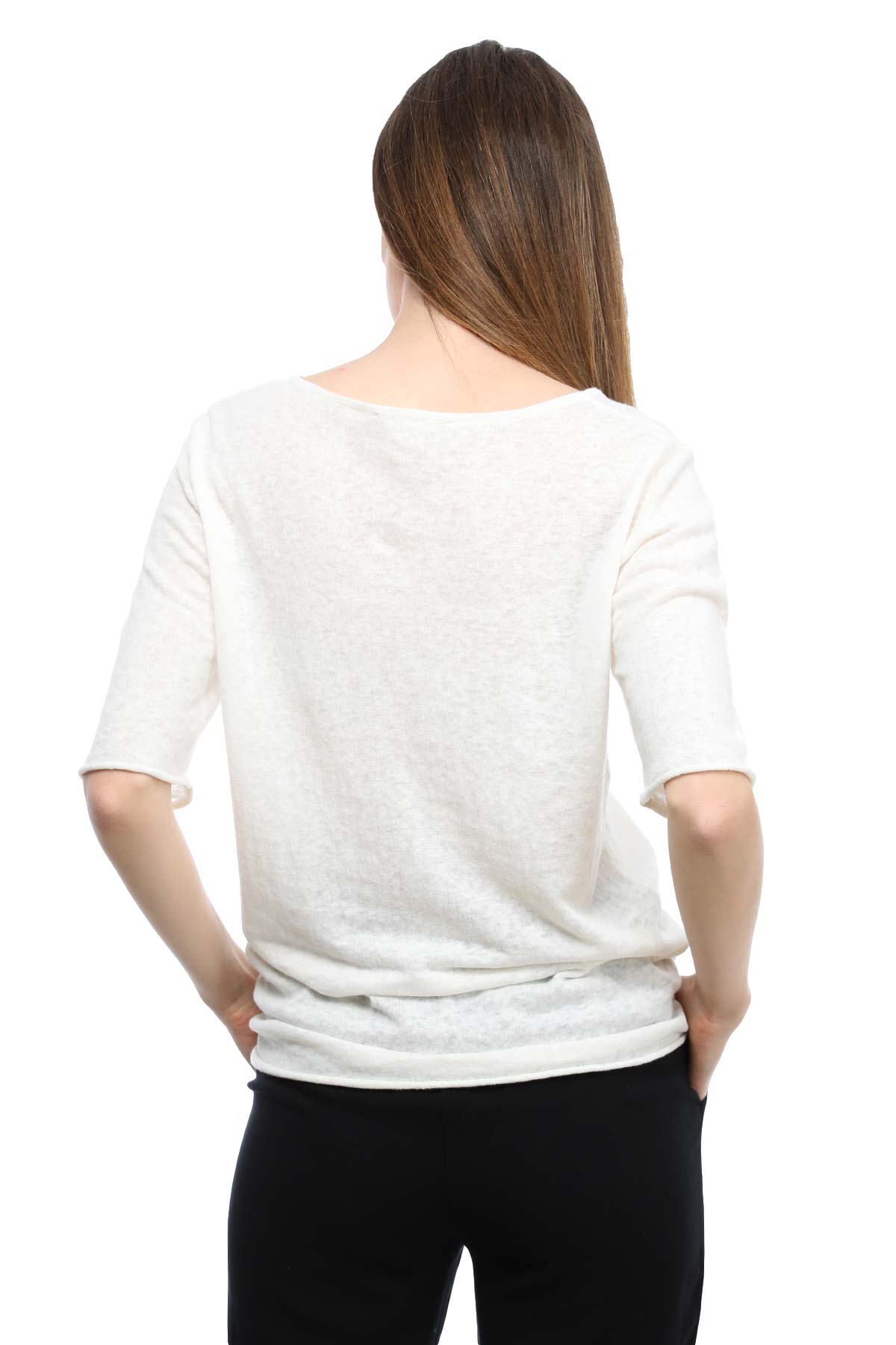 Tru Bisiklet Yaka Triko-Libas Trendy Fashion Store