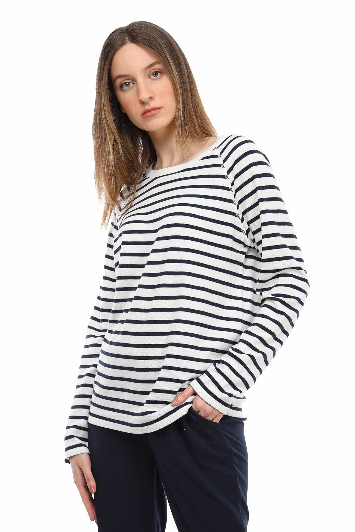 Tru Uzun Kollu T-shirt-Libas Trendy Fashion Store