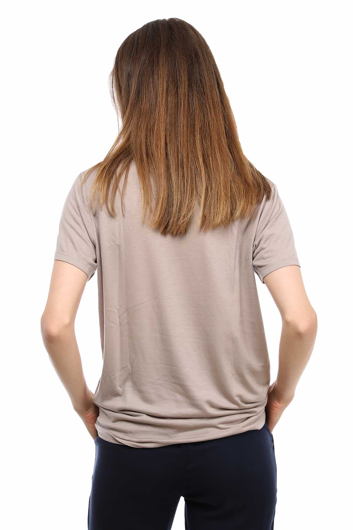 Tru Bisiklet Yaka T-shirt-Libas Trendy Fashion Store