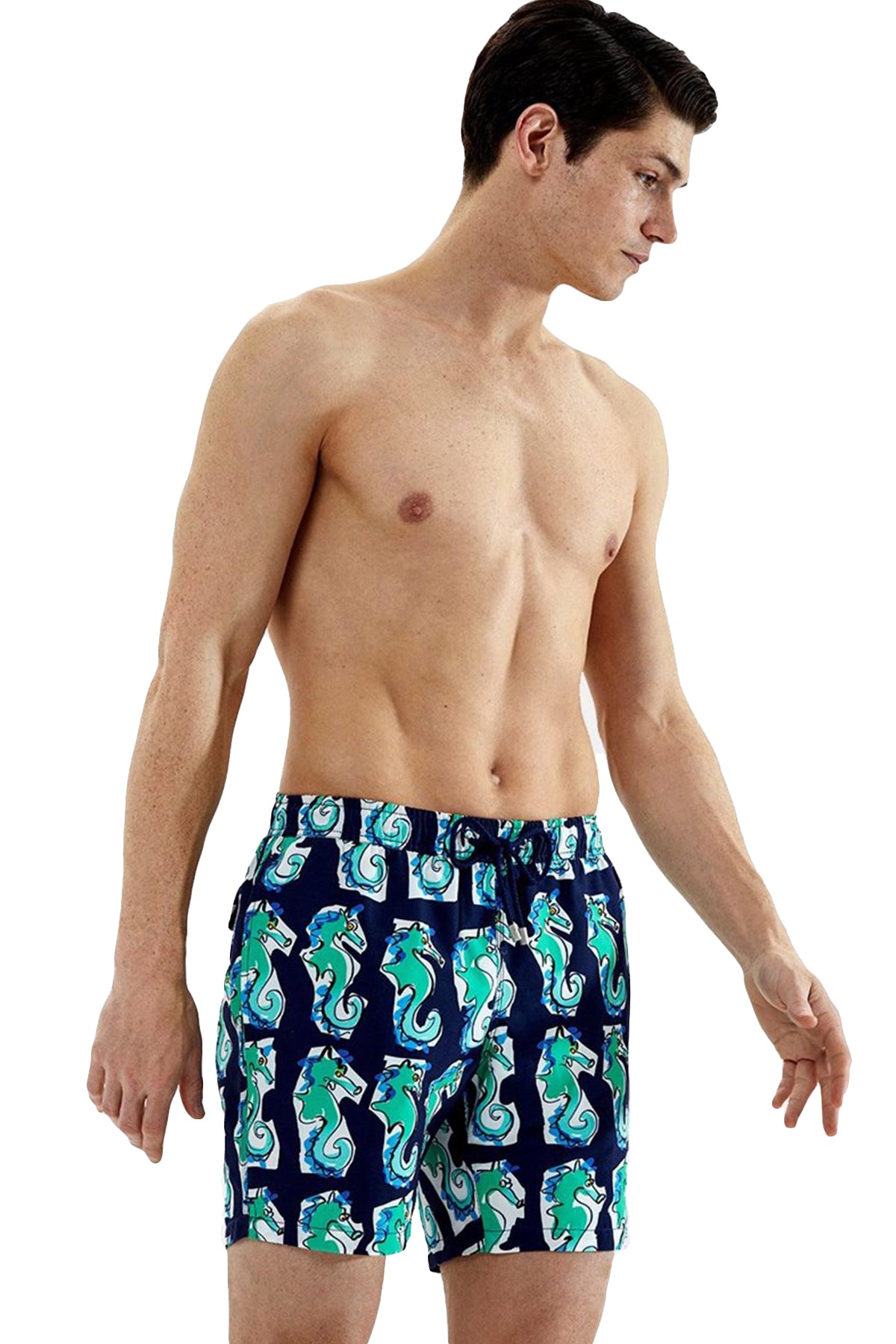 Bluemint Arthus Navy Seahorse Şort Mayo-Libas Trendy Fashion Store