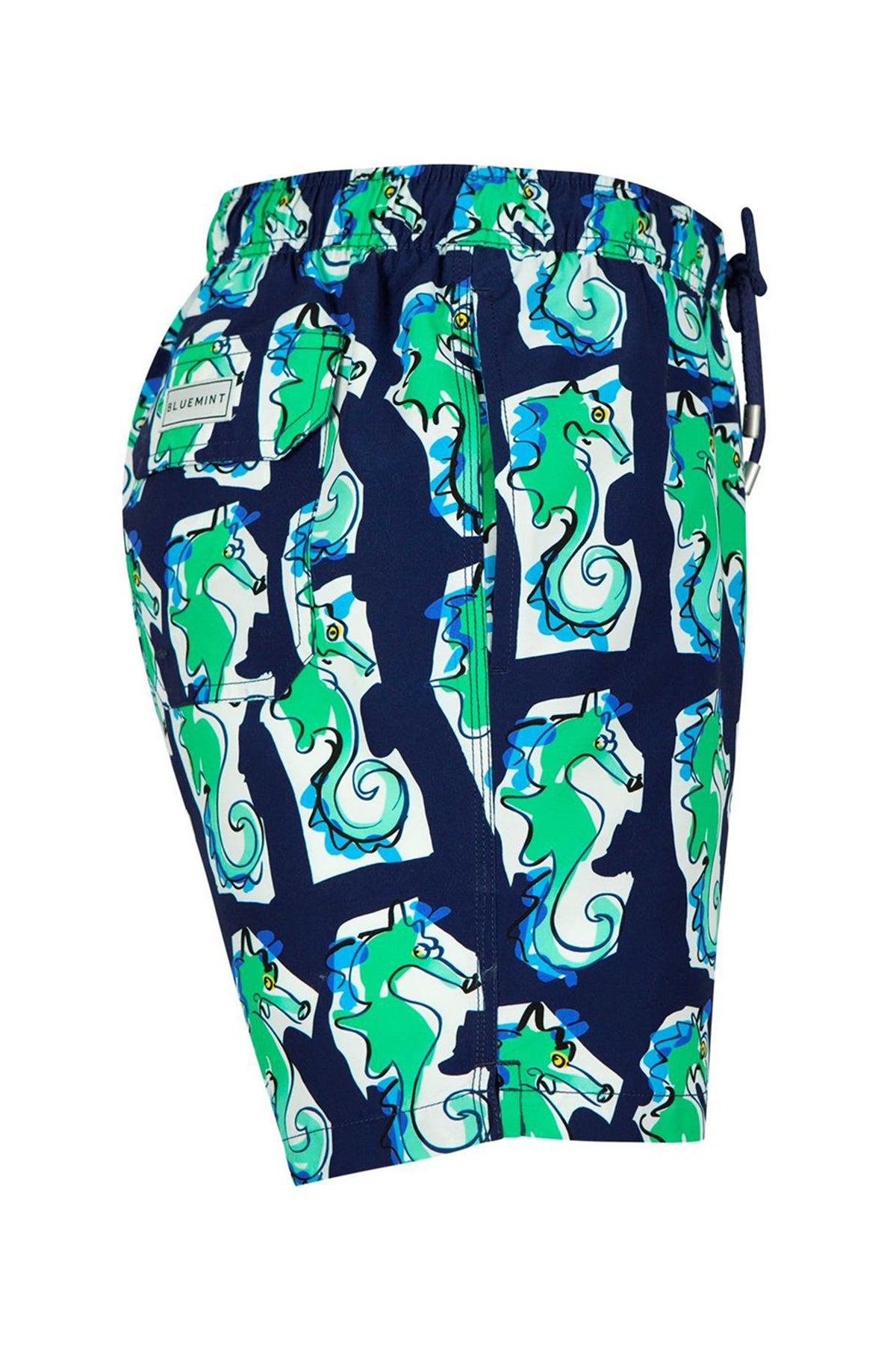 Bluemint Arthus Navy Seahorse Şort Mayo-Libas Trendy Fashion Store