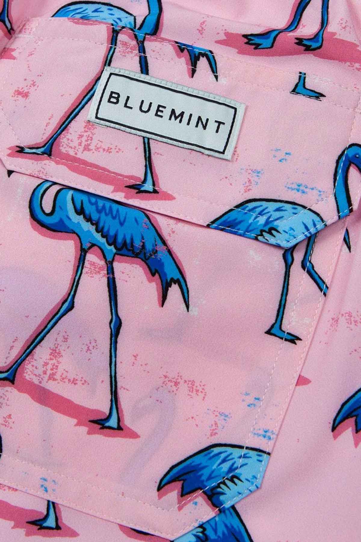 Bluemint Arthus Stretch Pink Flamingo Şort Mayo-Libas Trendy Fashion Store