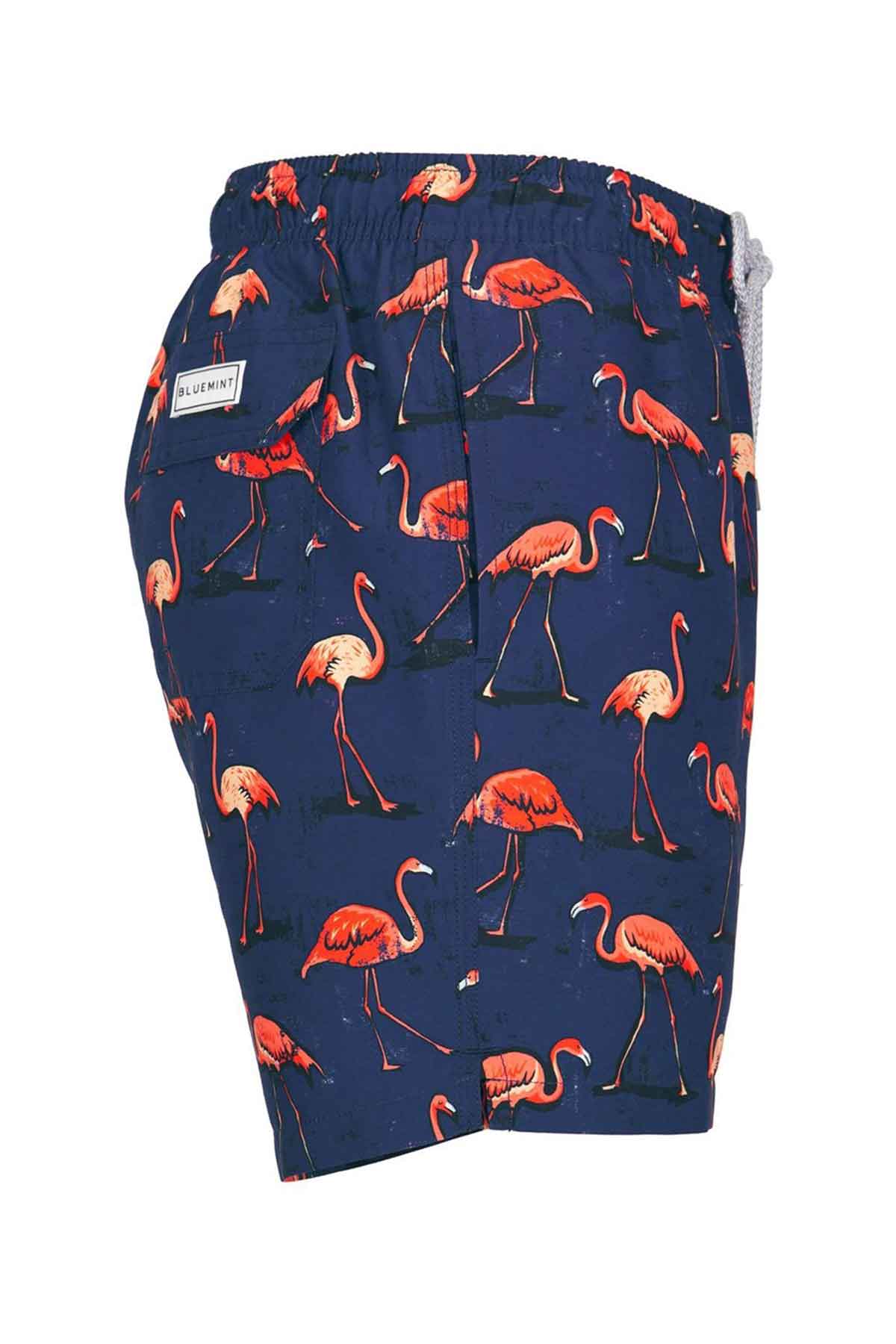 Bluemint Arthus Stretch Midnight Flamingo Şort Mayo-Libas Trendy Fashion Store