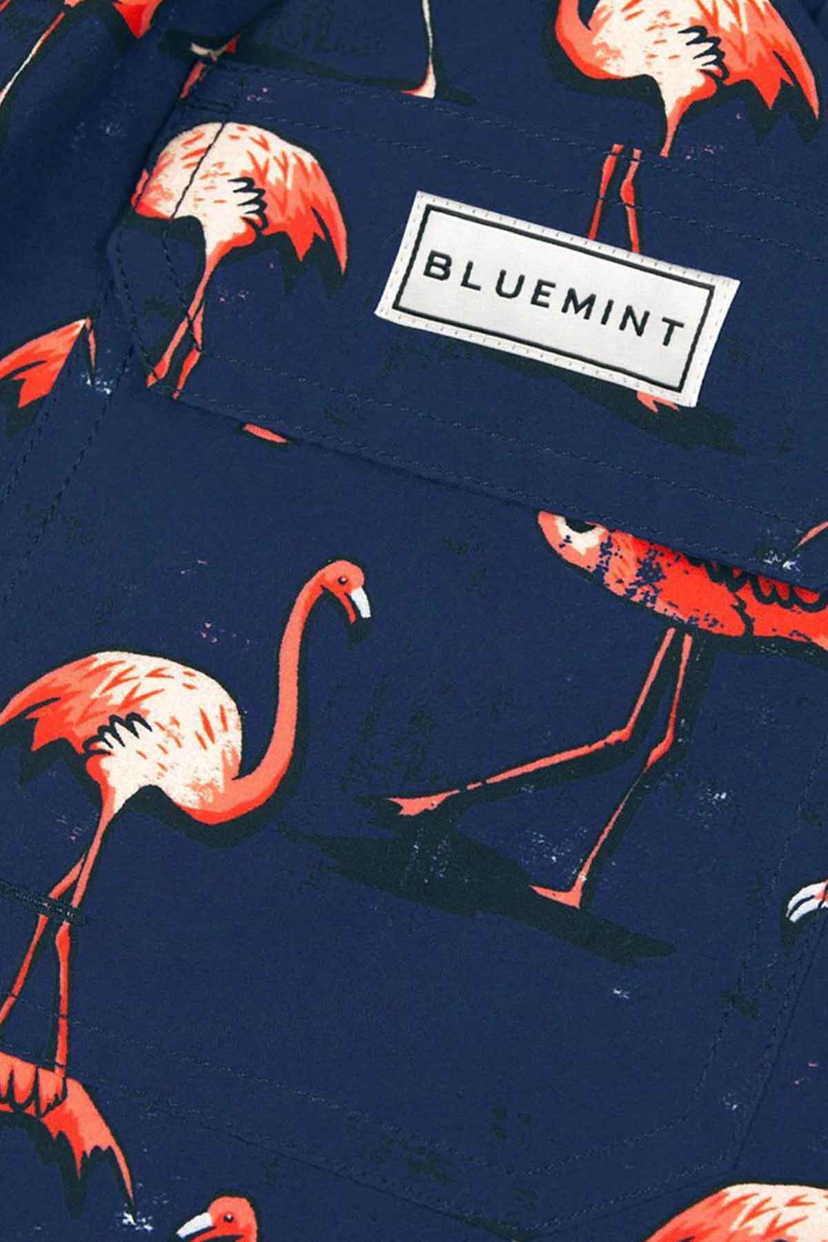 Bluemint Arthus Stretch Midnight Flamingo Şort Mayo-Libas Trendy Fashion Store