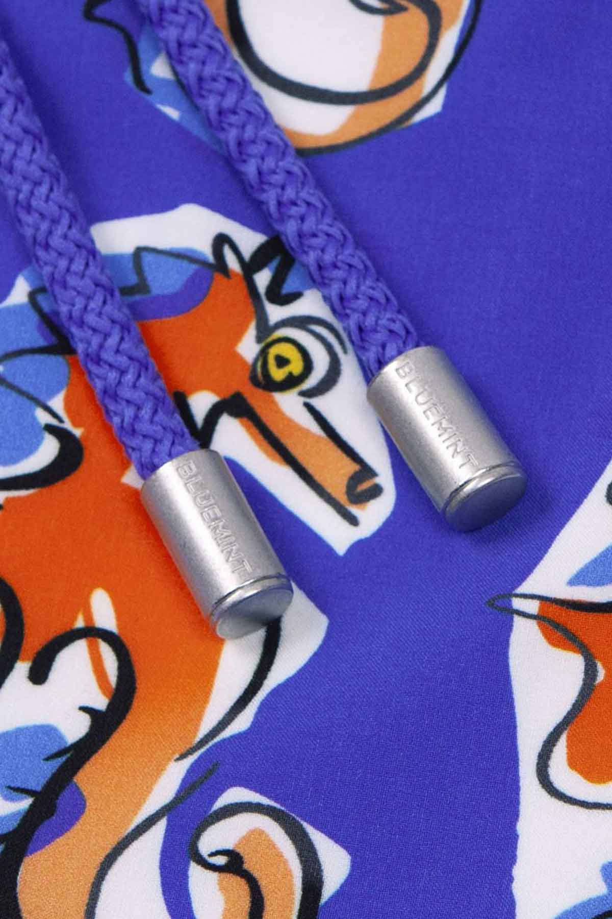 Bluemint Arthus Stretch Plum Seahorse Şort Mayo-Libas Trendy Fashion Store