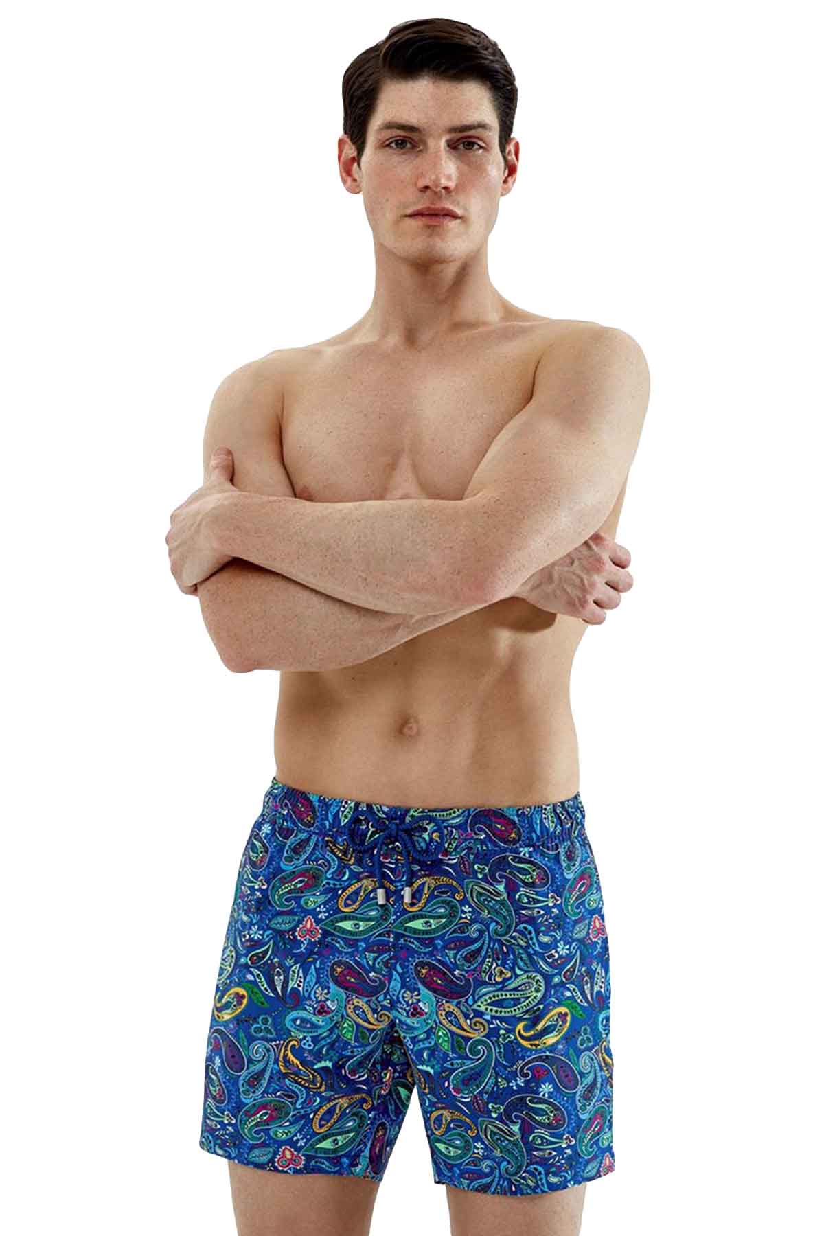 Bluemint Arthus Stretch Navy Mipa Şort Mayo-Libas Trendy Fashion Store