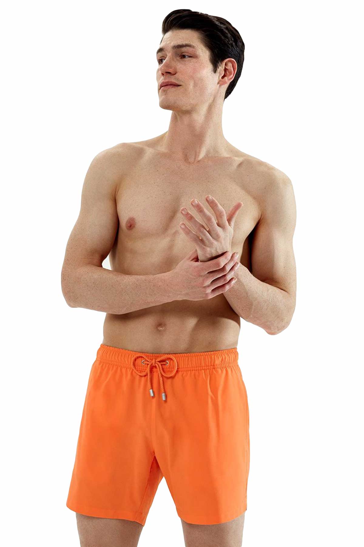 Bluemint Arthus Stretch Solid Orange Şort Mayo-Libas Trendy Fashion Store