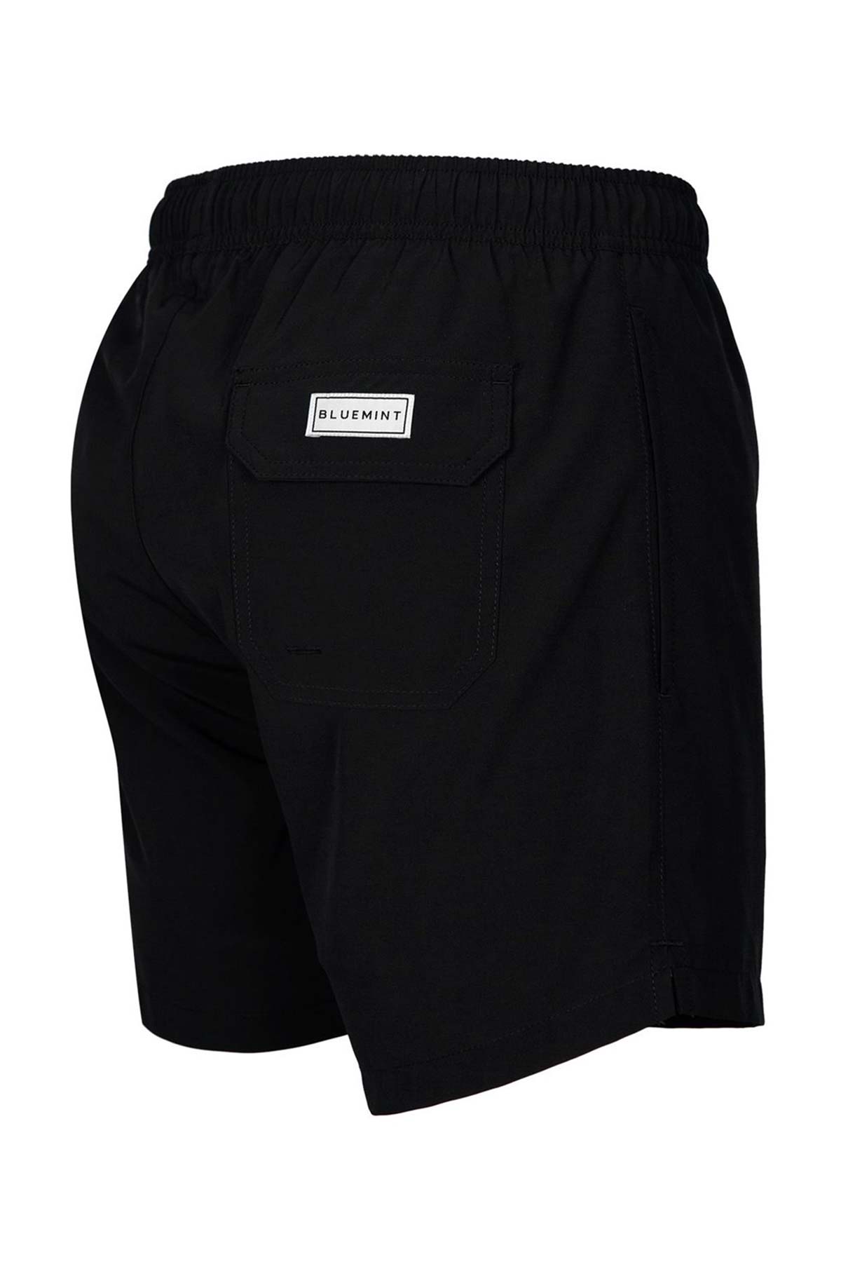 Bluemint Arthus Stretch Solid Black Şort Mayo-Libas Trendy Fashion Store