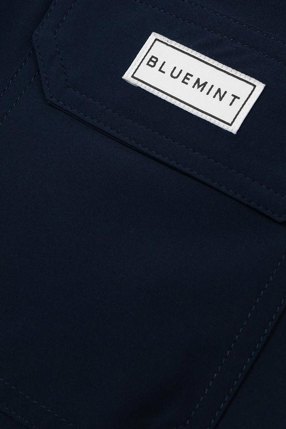 Bluemint Arthus Stretch Solid Dark Navy Şort Mayo-Libas Trendy Fashion Store