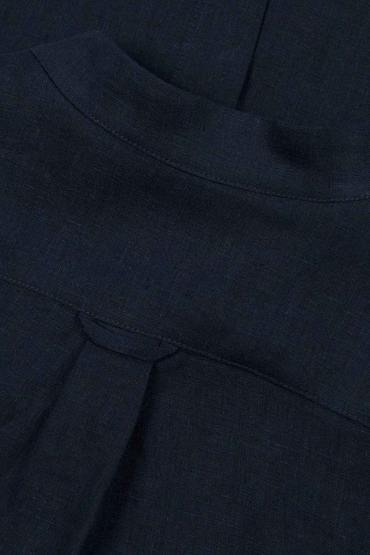 Bluemint Eric Comfort Fit Hakim Yaka Keten Gömlek-Libas Trendy Fashion Store