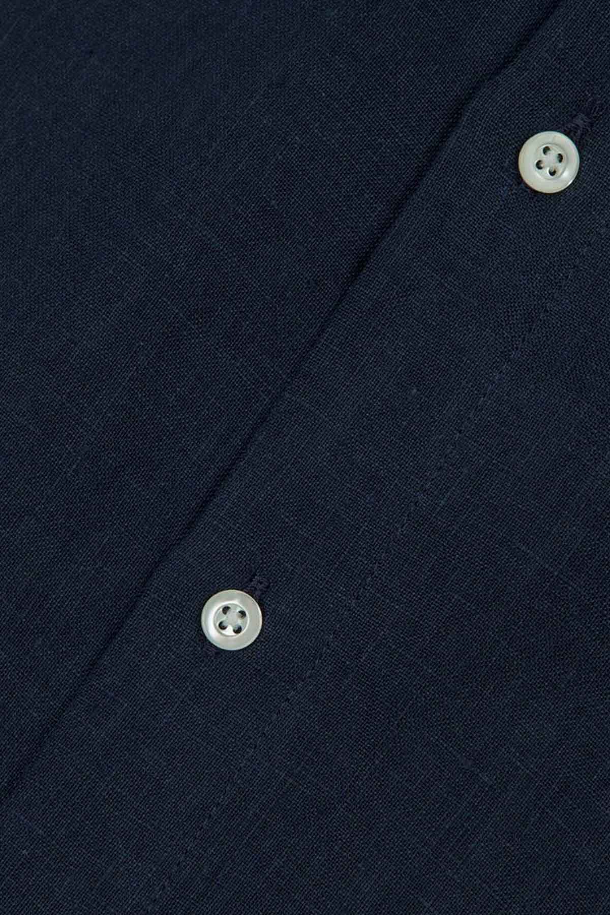 Bluemint Eric Comfort Fit Hakim Yaka Keten Gömlek-Libas Trendy Fashion Store