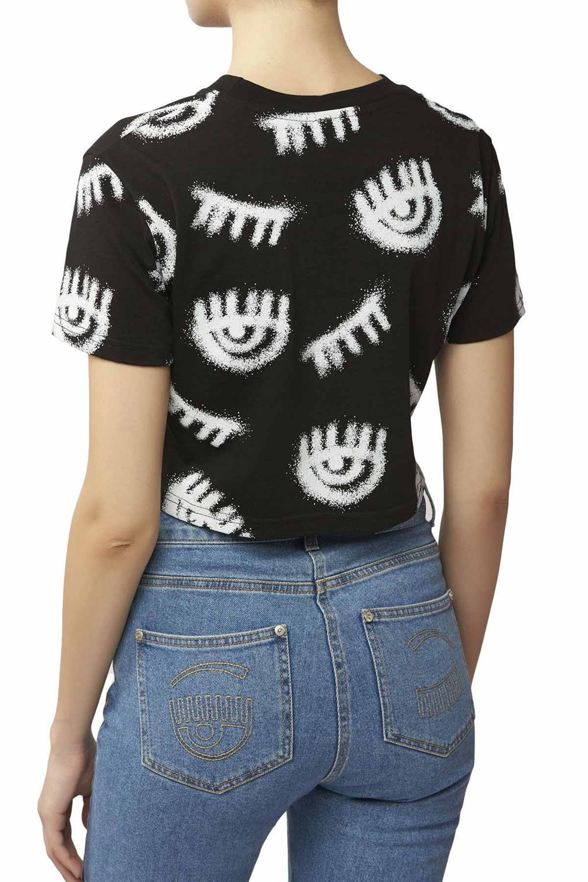 Chiara Ferragni Crop Top T-shirt-Libas Trendy Fashion Store