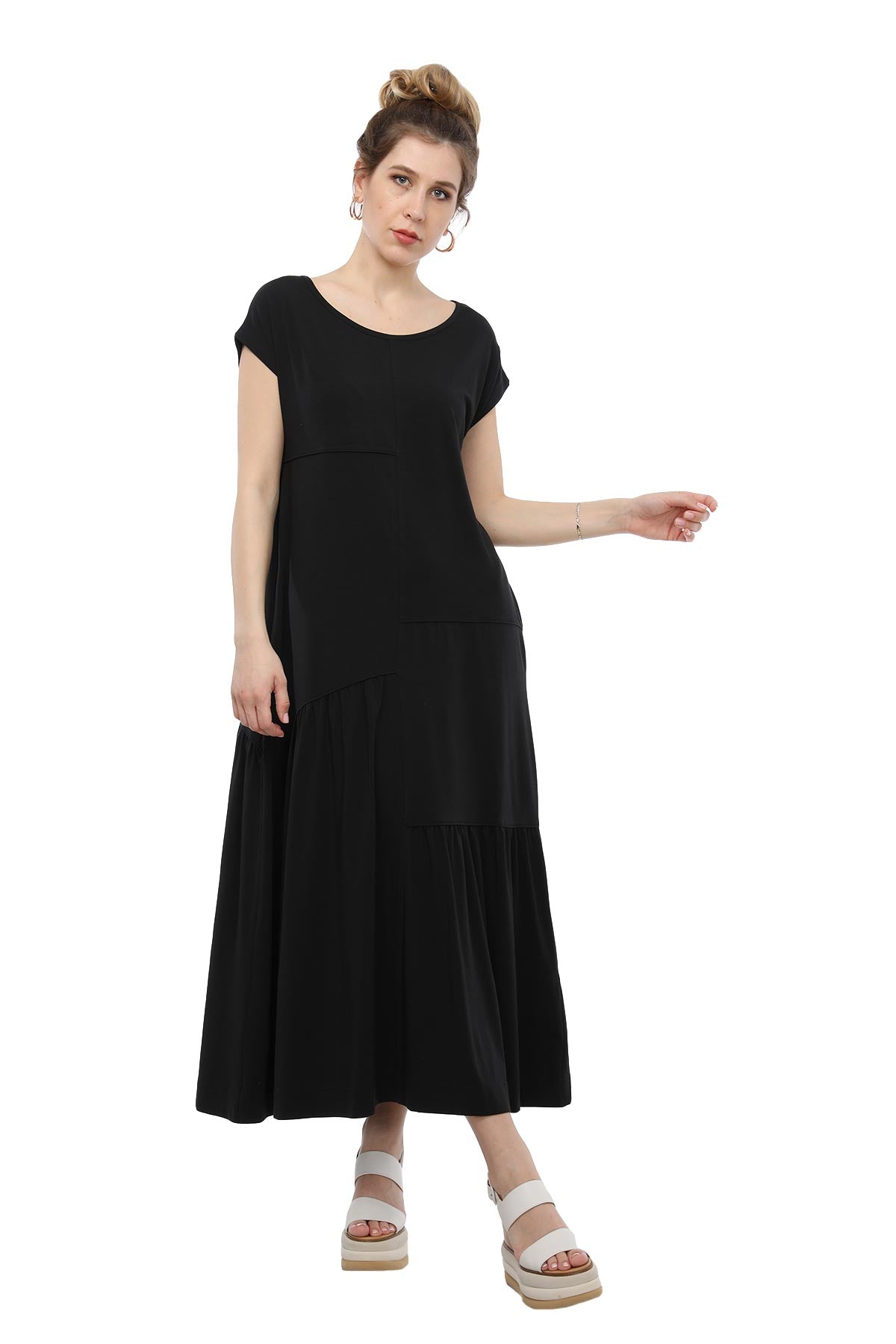 Alpha Studio Midi Elbise-Libas Trendy Fashion Store