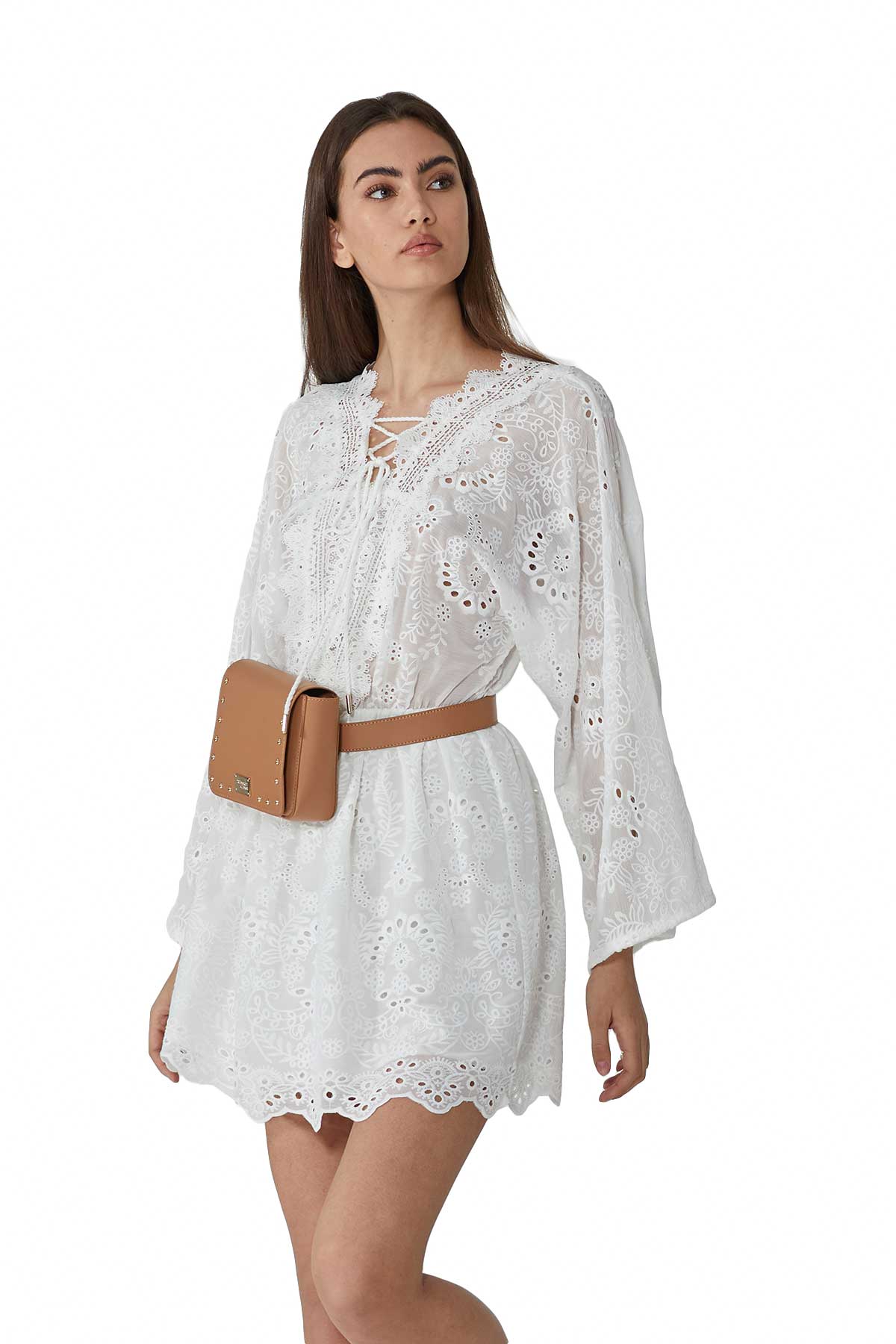 Trussardi Jeans Mini Elbise-Libas Trendy Fashion Store