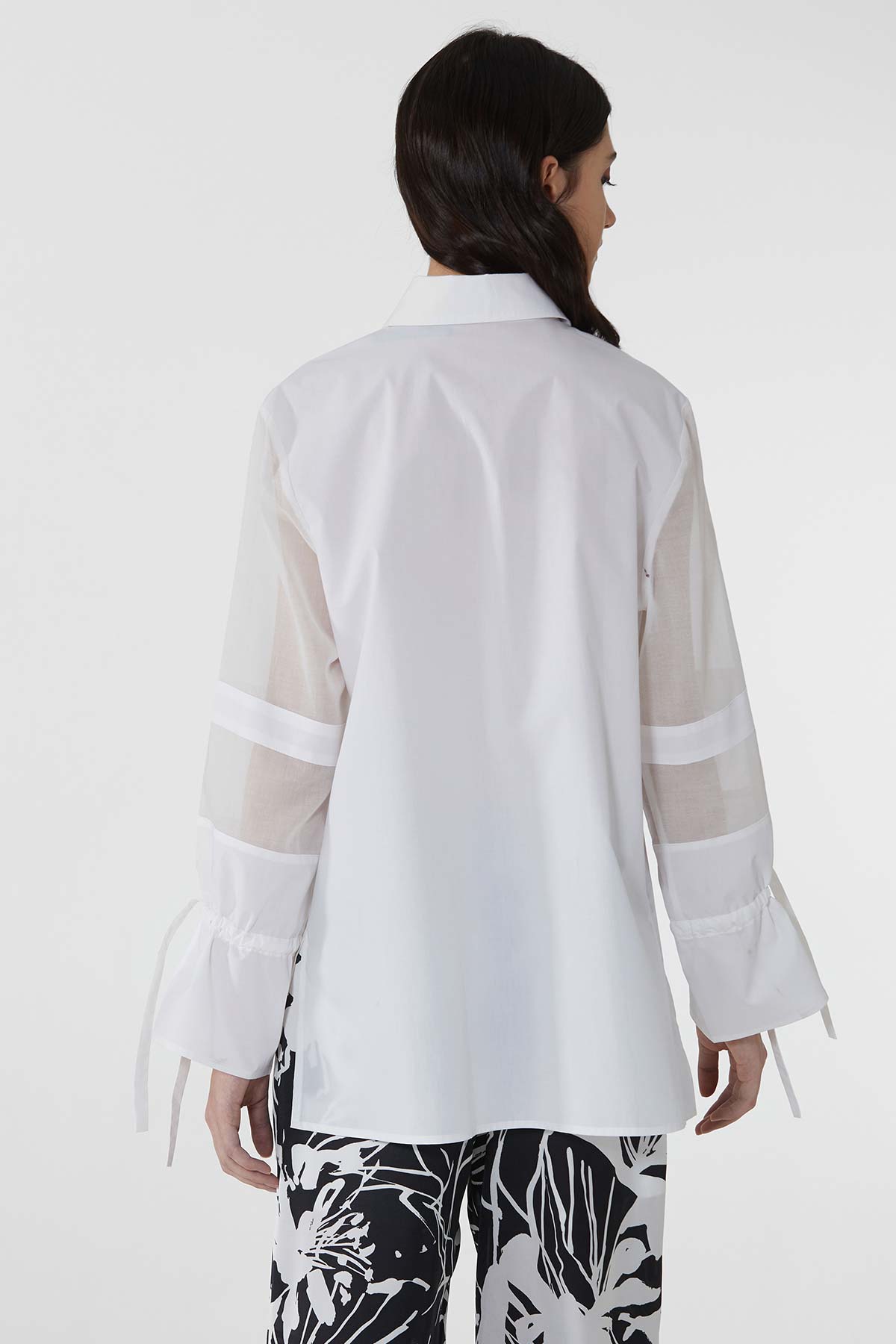 Trussardi Jeans Oversize Gömlek-Libas Trendy Fashion Store