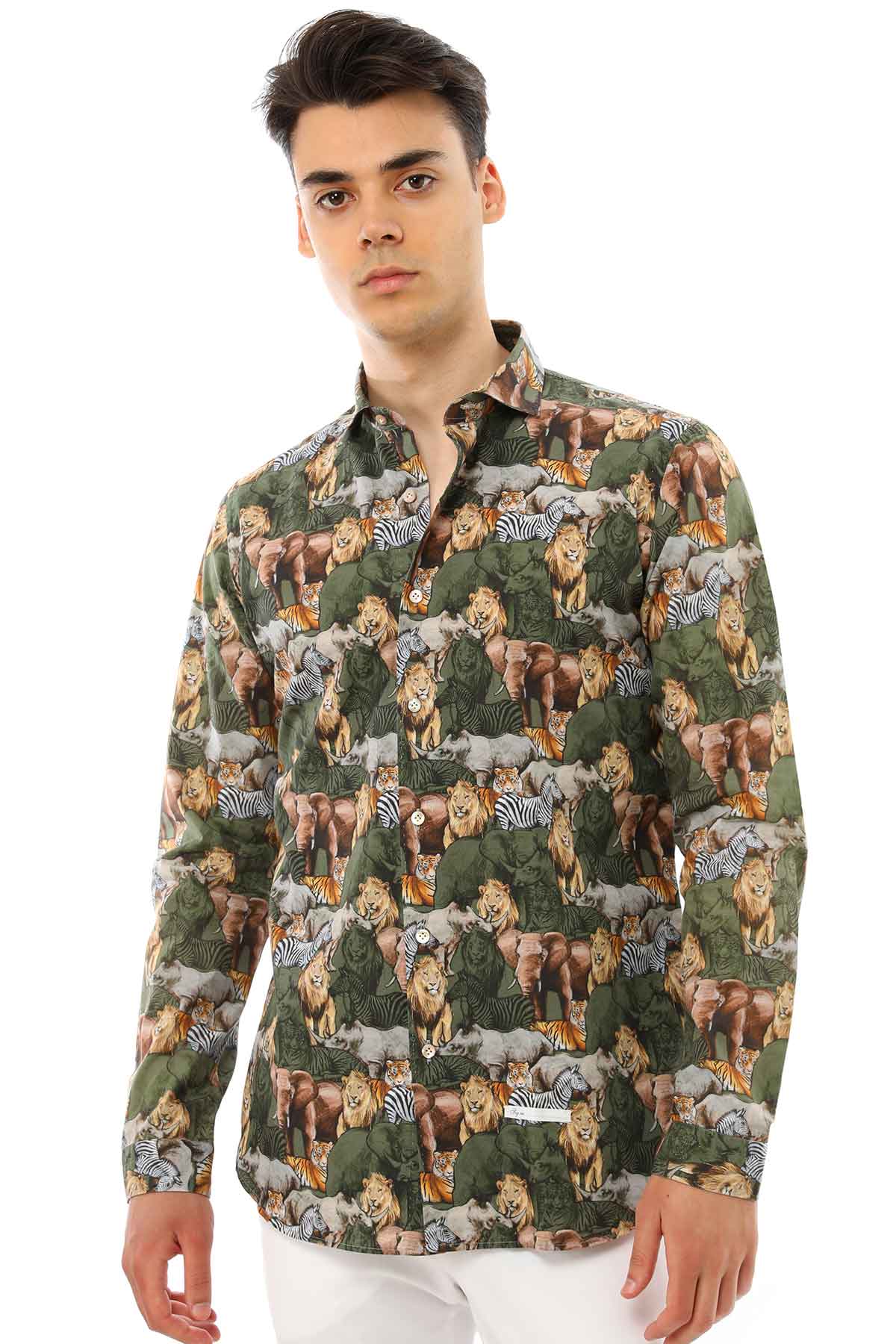 Dnl Safari Desenli Gömlek-Libas Trendy Fashion Store