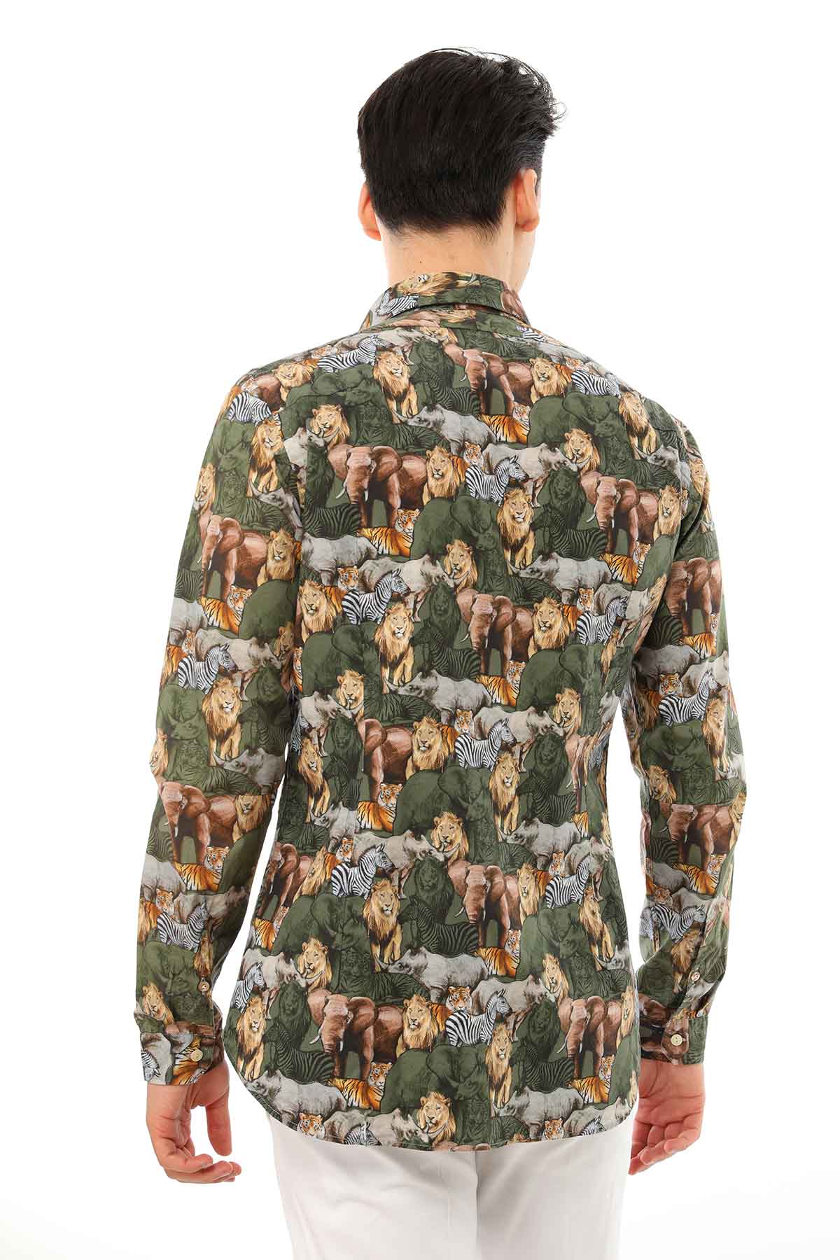Dnl Safari Desenli Gömlek-Libas Trendy Fashion Store