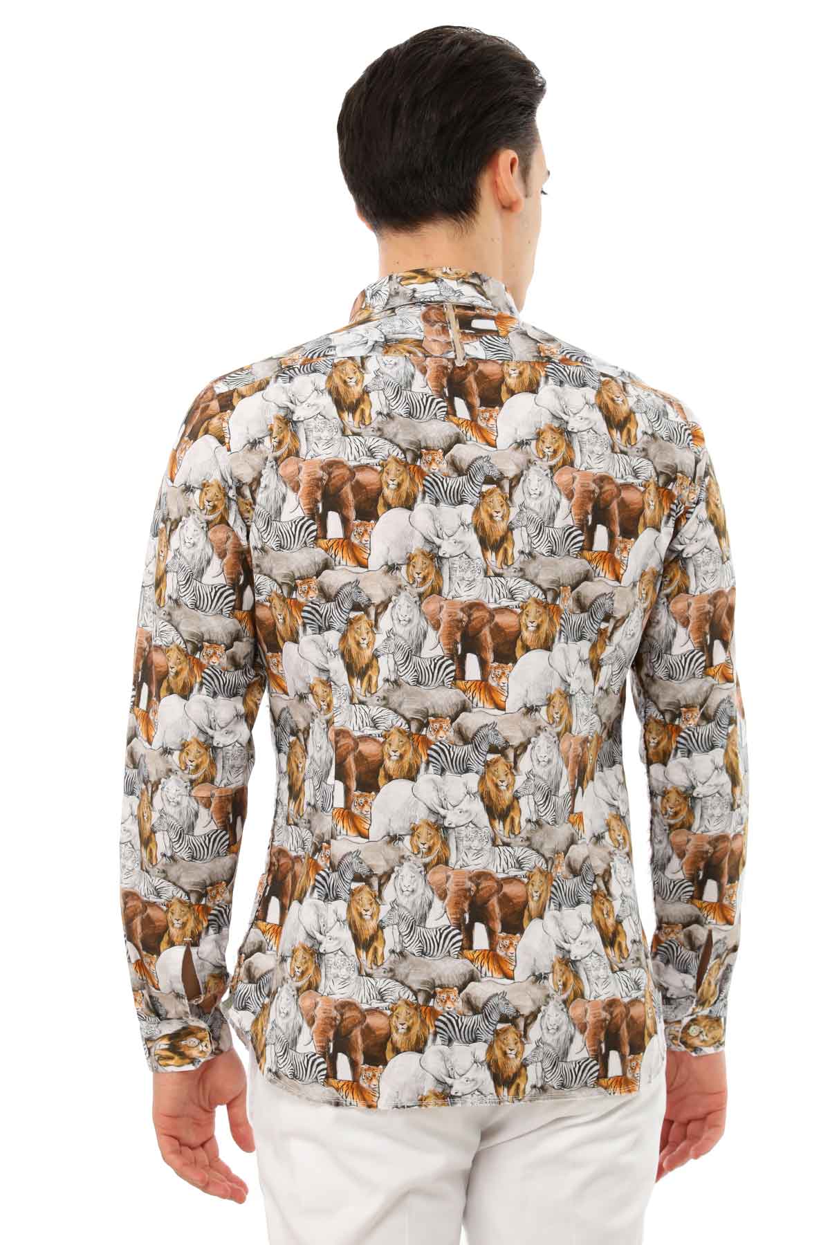 Dnl Safari Desenli Gömlek-Libas Trendy Fashion Store