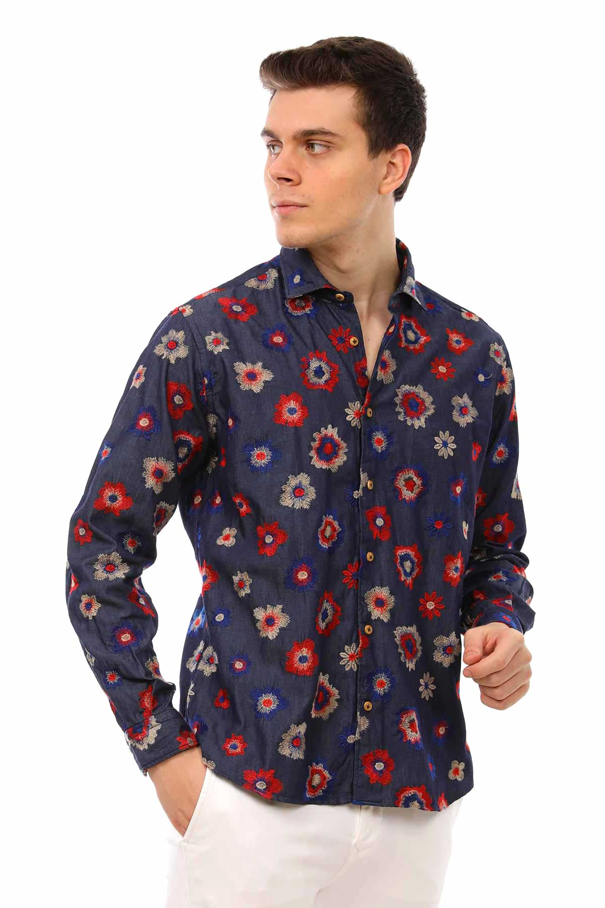 Poggianti Nakış Detaylı Gömlek-Libas Trendy Fashion Store