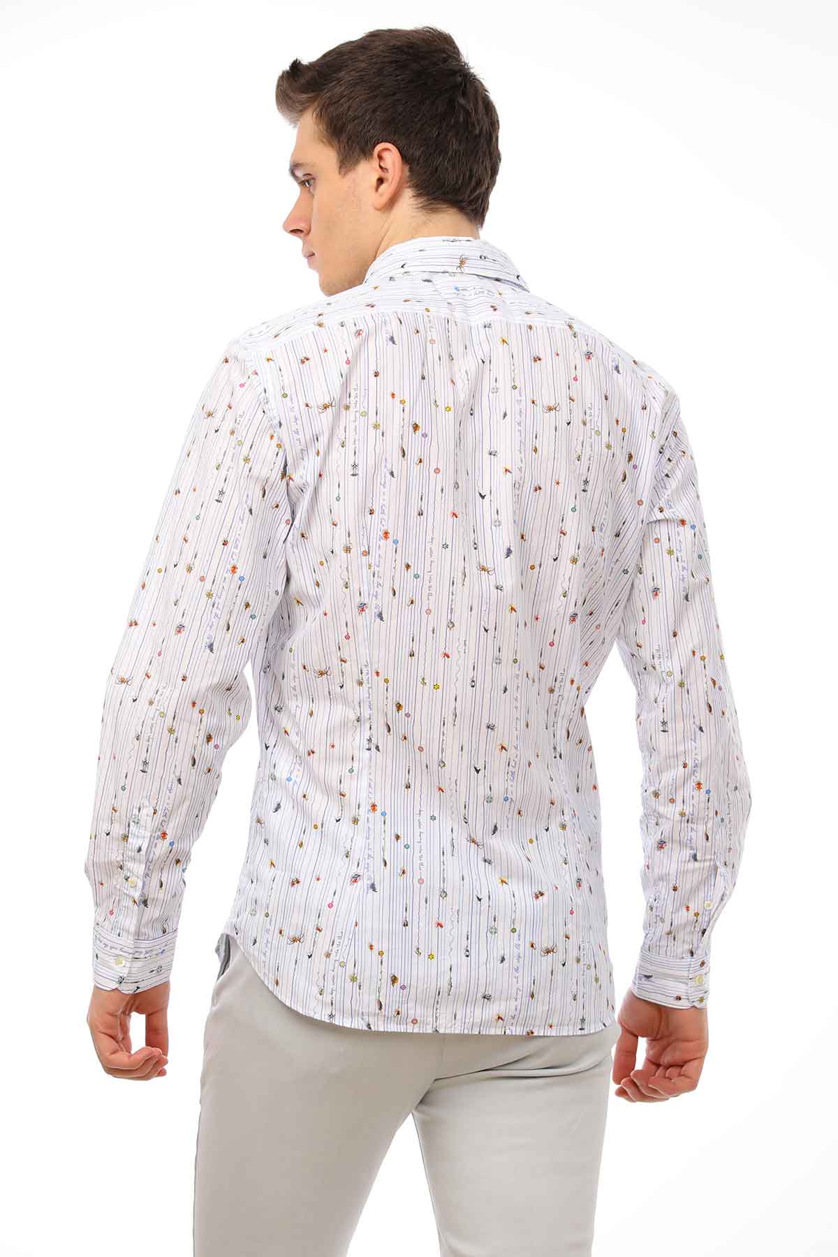 Poggianti Desenli Gömlek-Libas Trendy Fashion Store