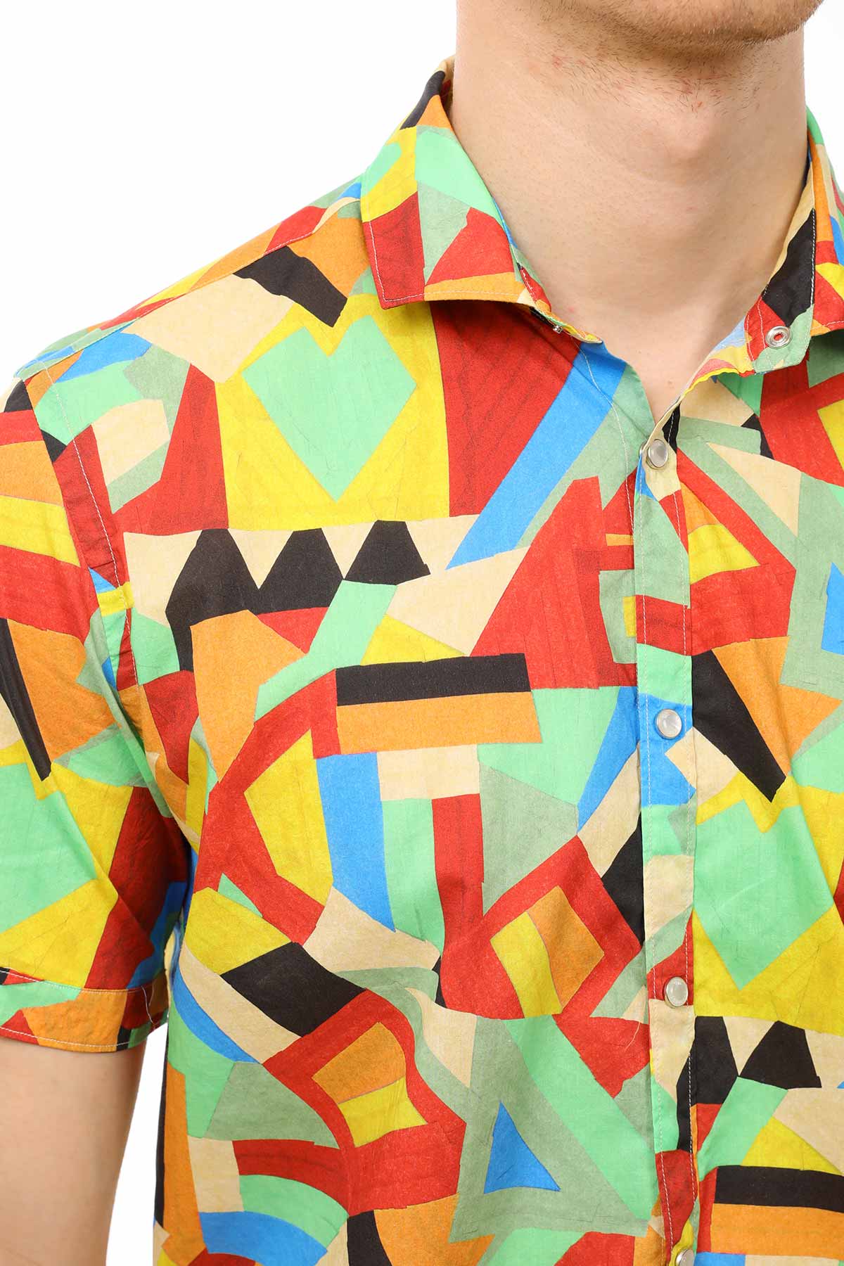 Poggianti Retro Desenli Gömlek-Libas Trendy Fashion Store