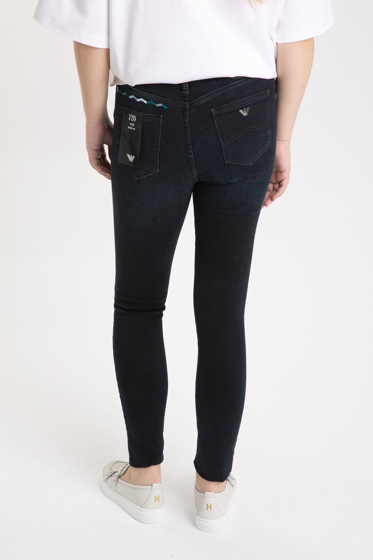 Emporio Armani Yüksek Bel Skinny Fit Jeans-Libas Trendy Fashion Store