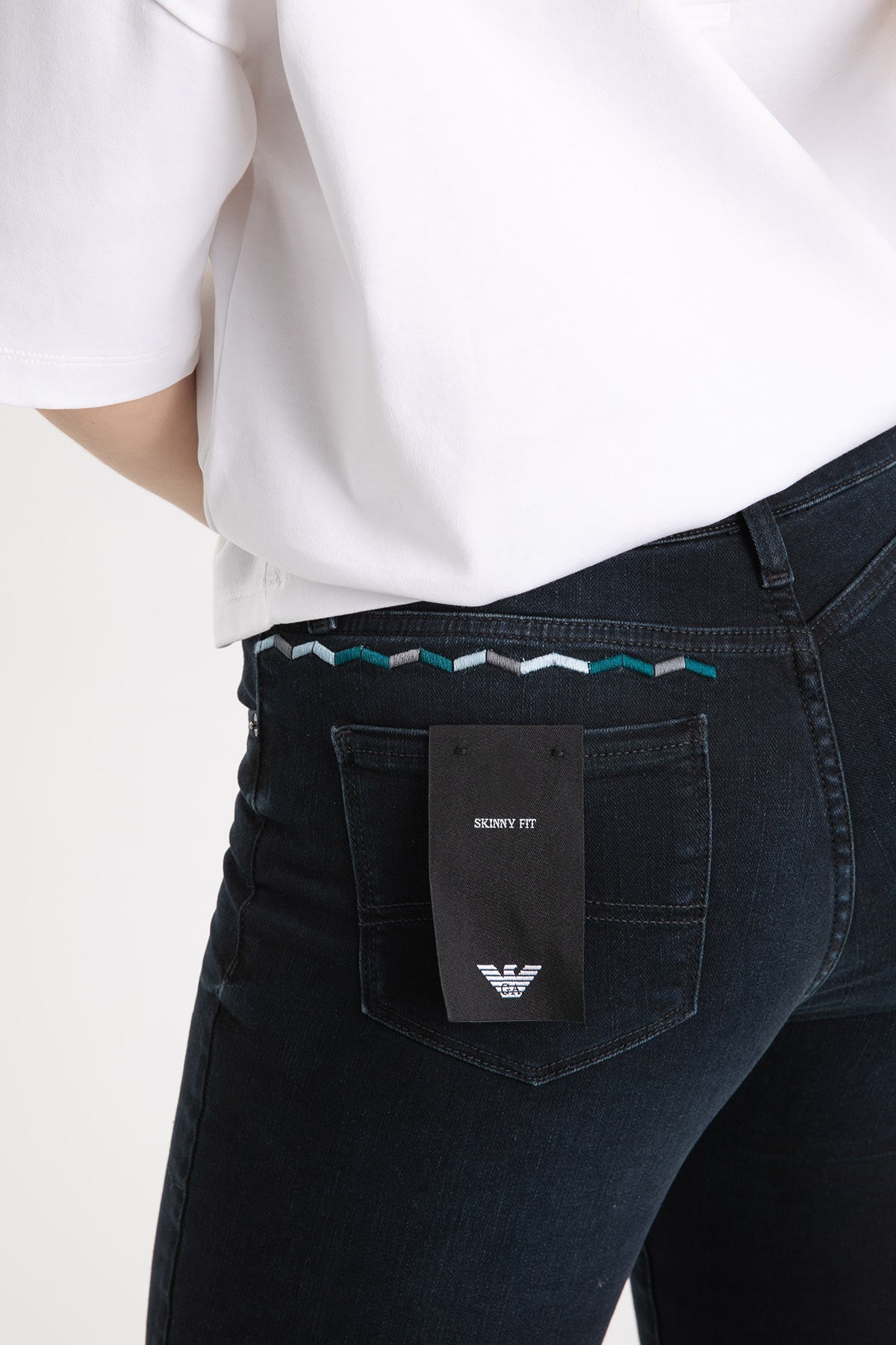 Emporio Armani Yüksek Bel Skinny Fit Jeans-Libas Trendy Fashion Store