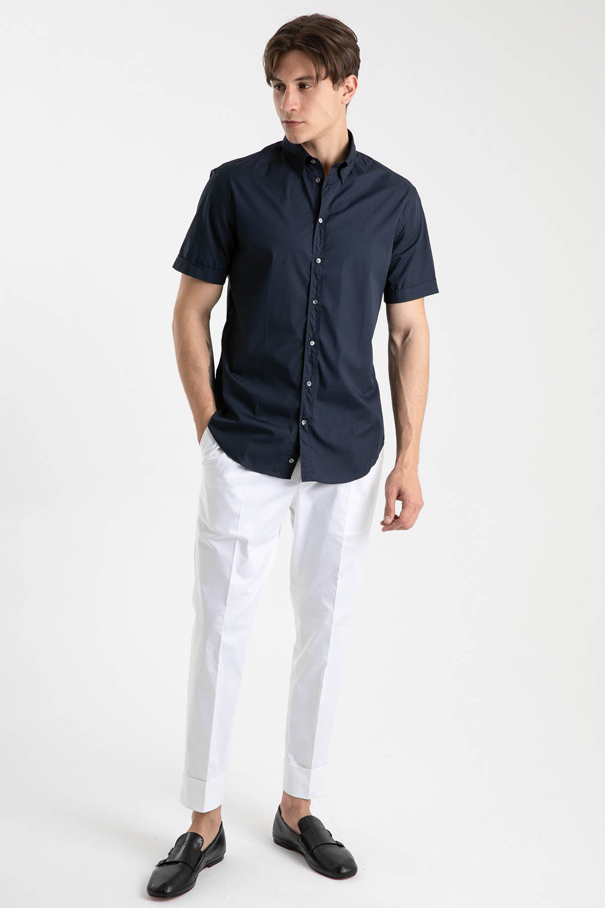 Emporio Armani Regular Fit Kısa Kollu Gömlek-Libas Trendy Fashion Store