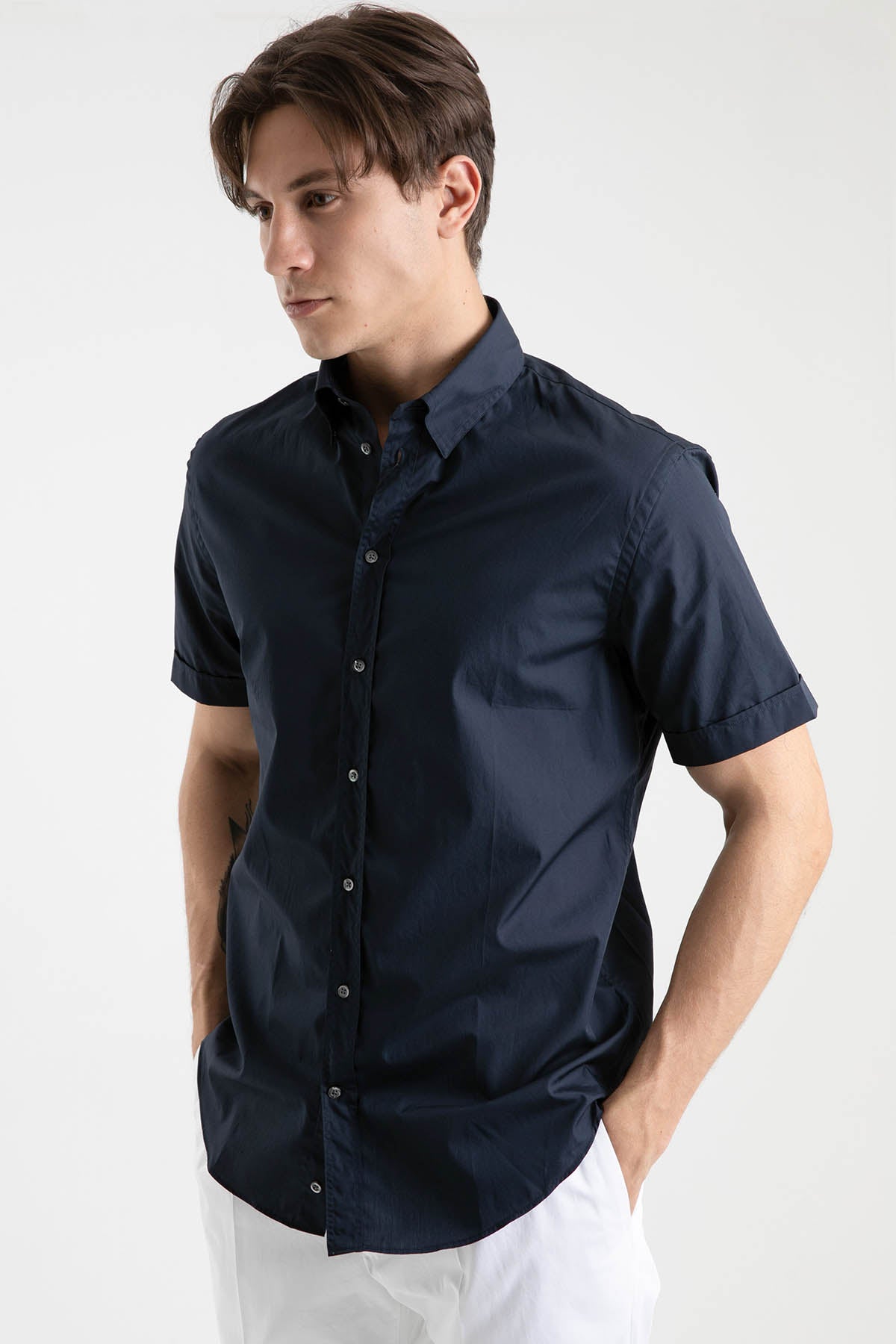 Emporio Armani Regular Fit Kısa Kollu Gömlek-Libas Trendy Fashion Store