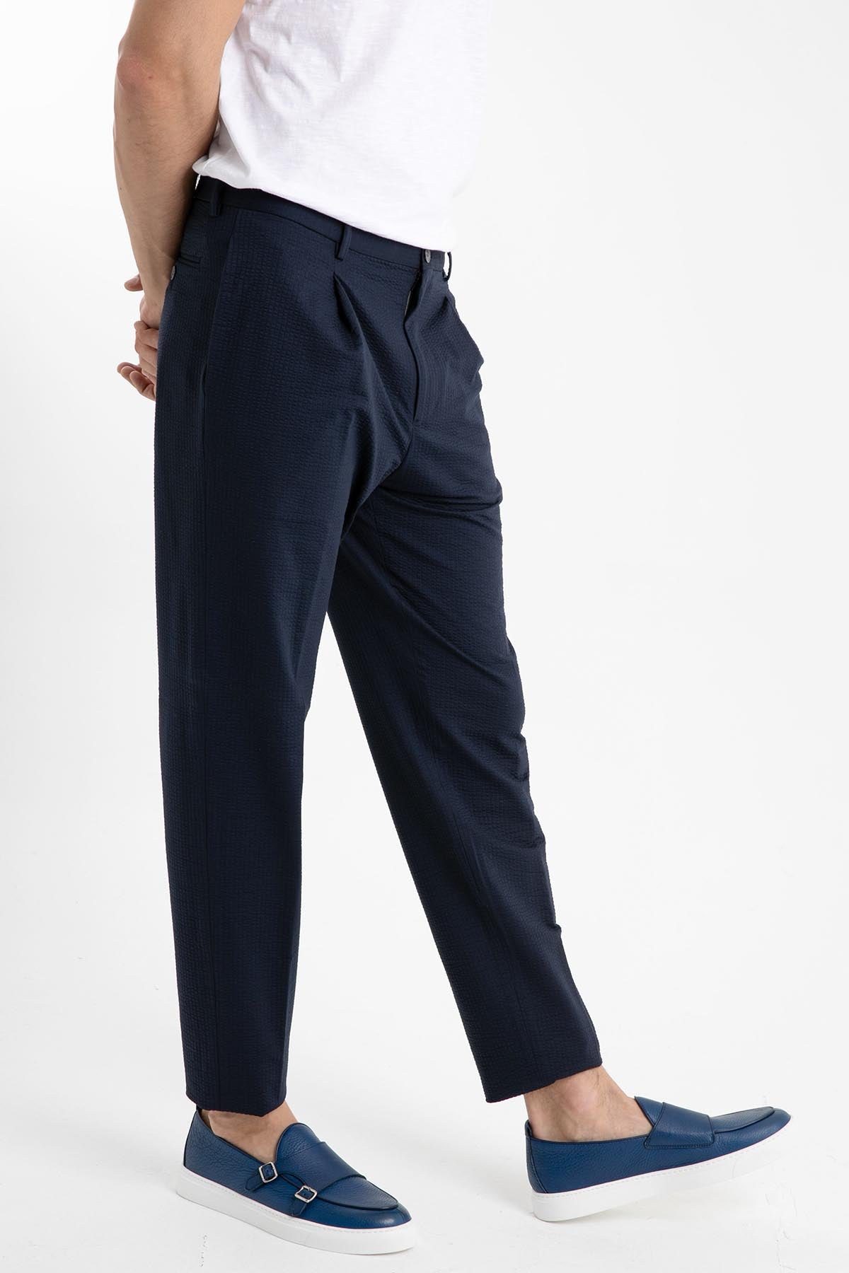 Emporio Armani Havuç Kesim Gofre Kumaş Pantolon-Libas Trendy Fashion Store