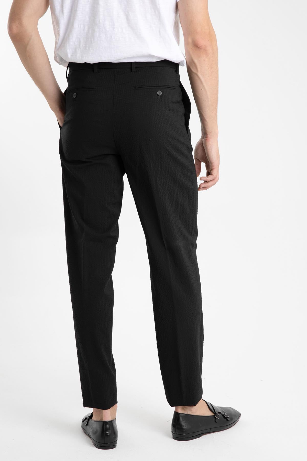 Emporio Armani Havuç Kesim Gofre Kumaş Pantolon-Libas Trendy Fashion Store