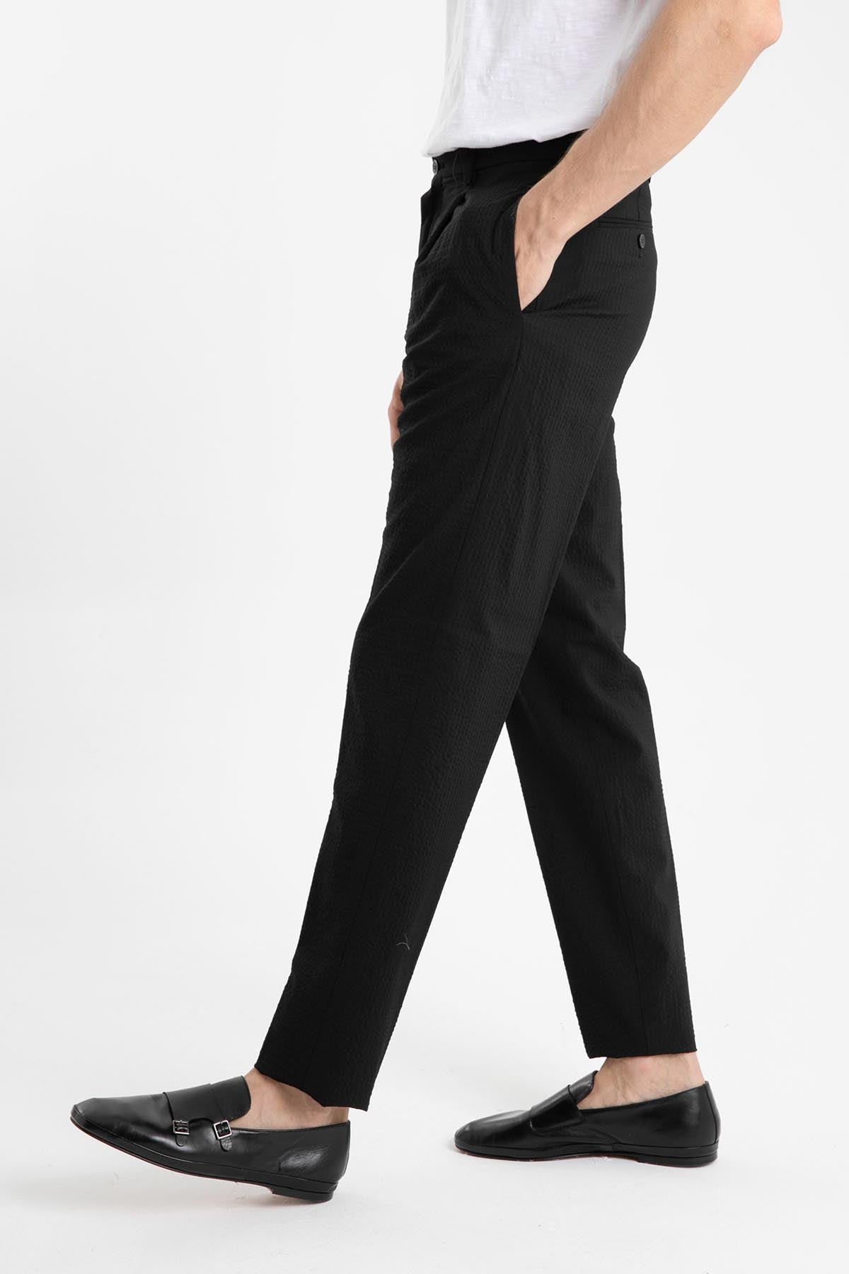 Emporio Armani Havuç Kesim Gofre Kumaş Pantolon-Libas Trendy Fashion Store