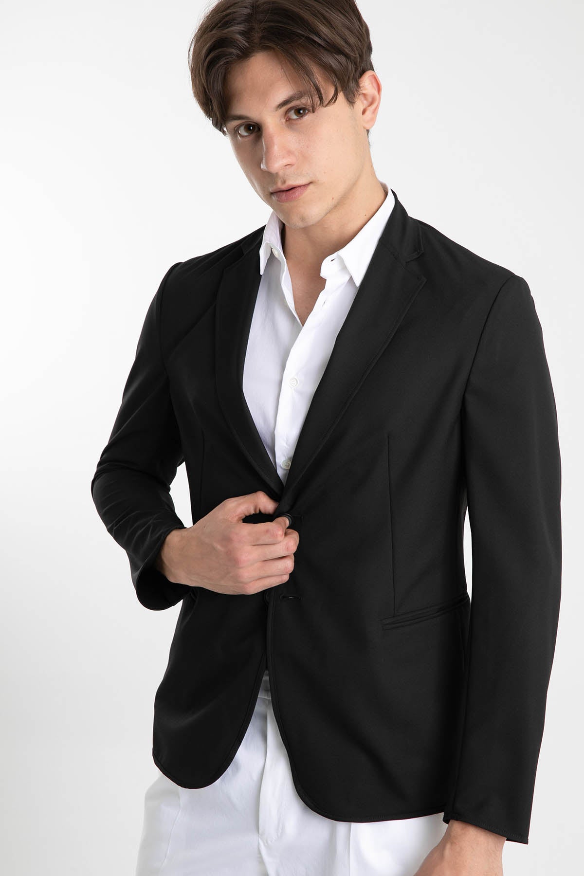 Emporio Armani Slim Fit Astarsız Ceket-Libas Trendy Fashion Store