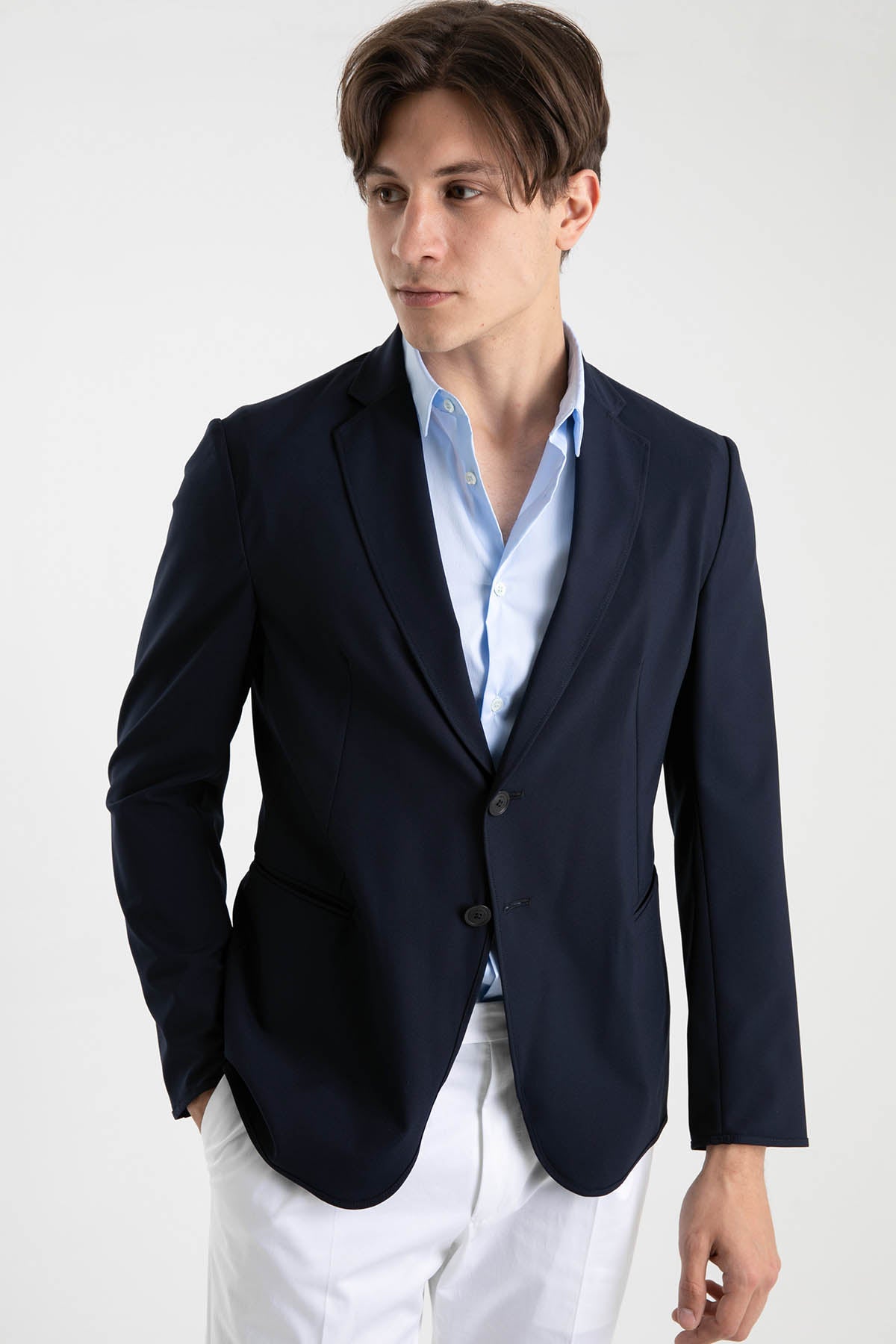 Emporio Armani Slim Fit Astarsız Ceket-Libas Trendy Fashion Store