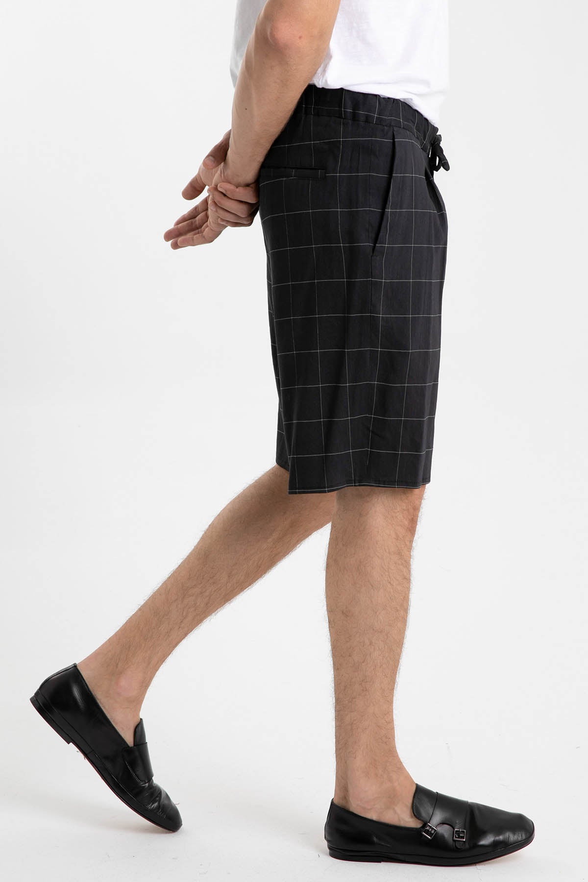 Emporio Armani Tek Pile Kareli Şort-Libas Trendy Fashion Store