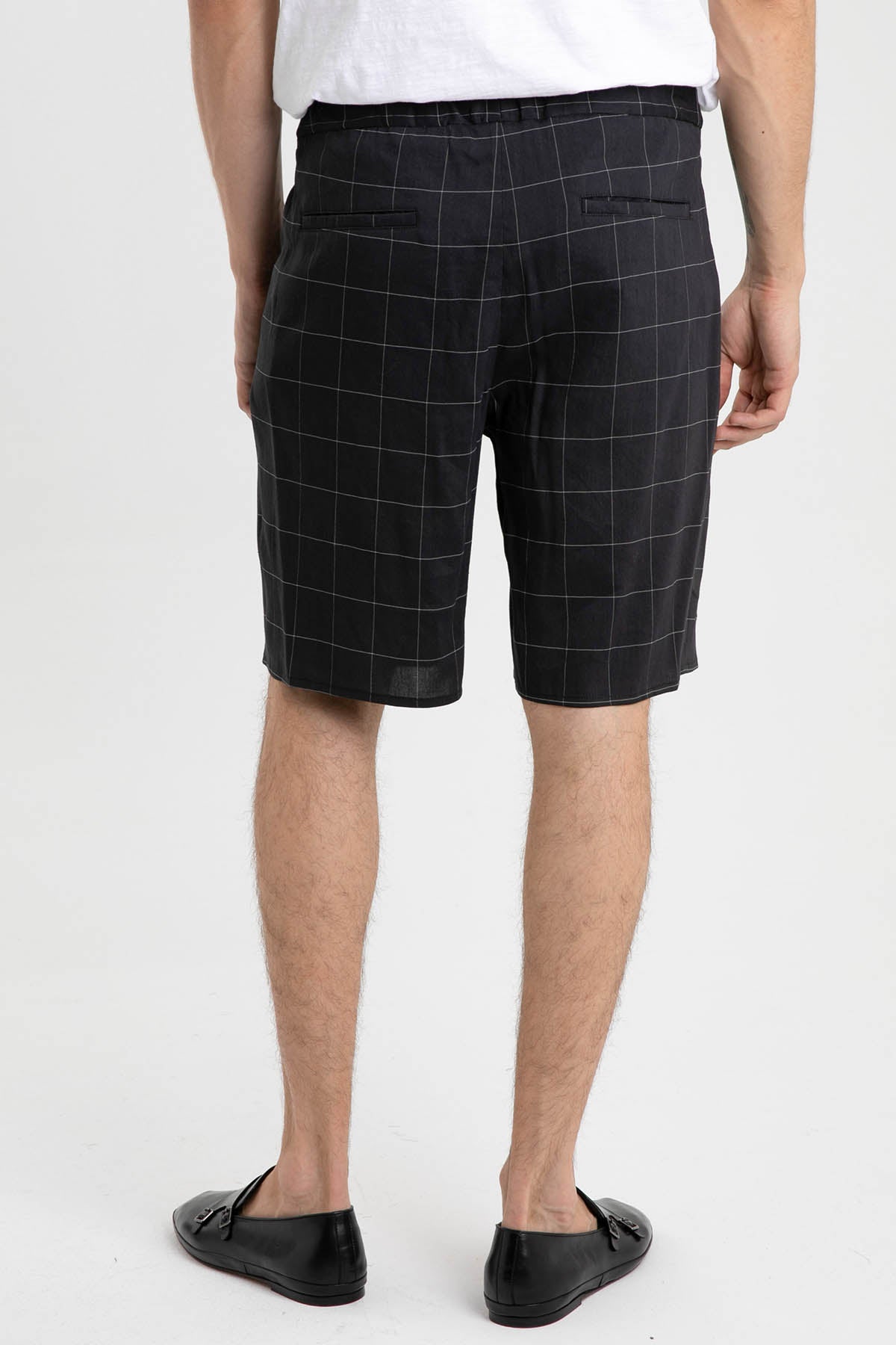 Emporio Armani Tek Pile Kareli Şort-Libas Trendy Fashion Store