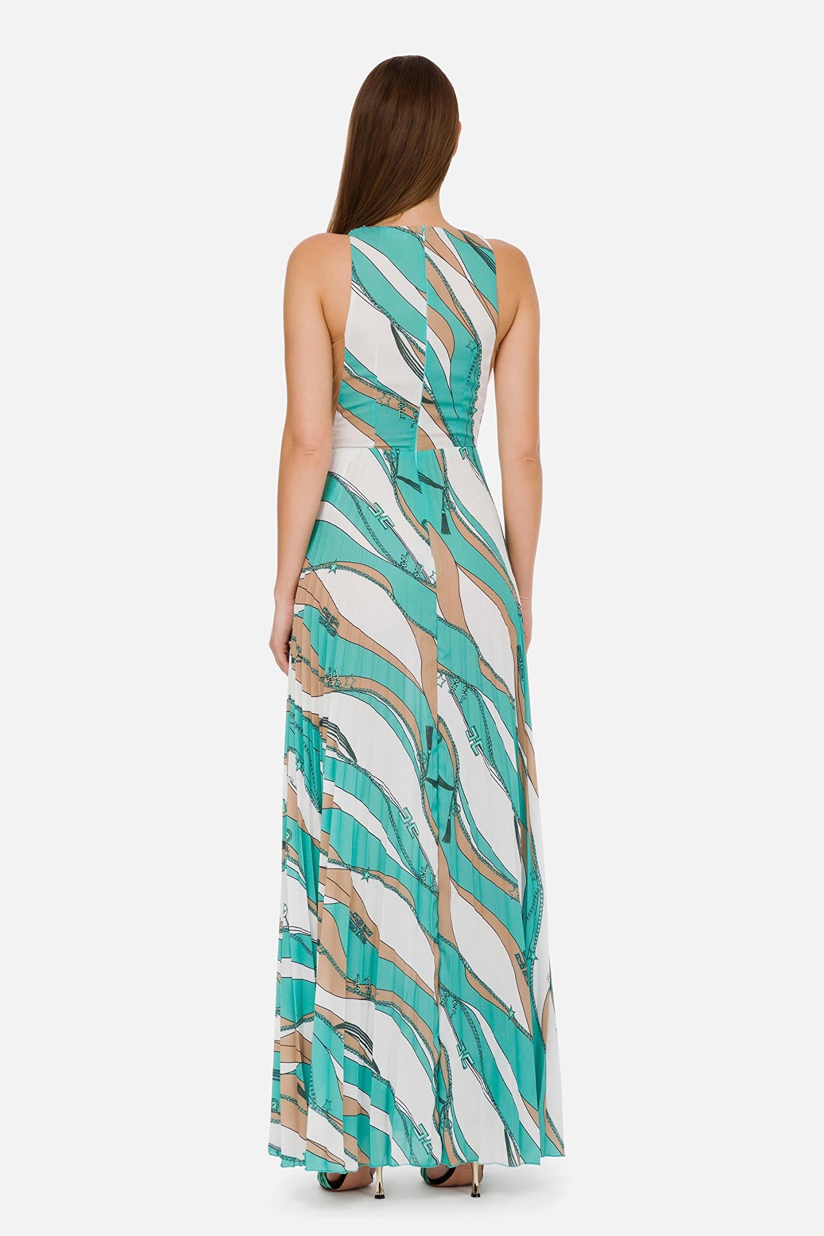 Elisabetta Franchi Maxi Elbise-Libas Trendy Fashion Store