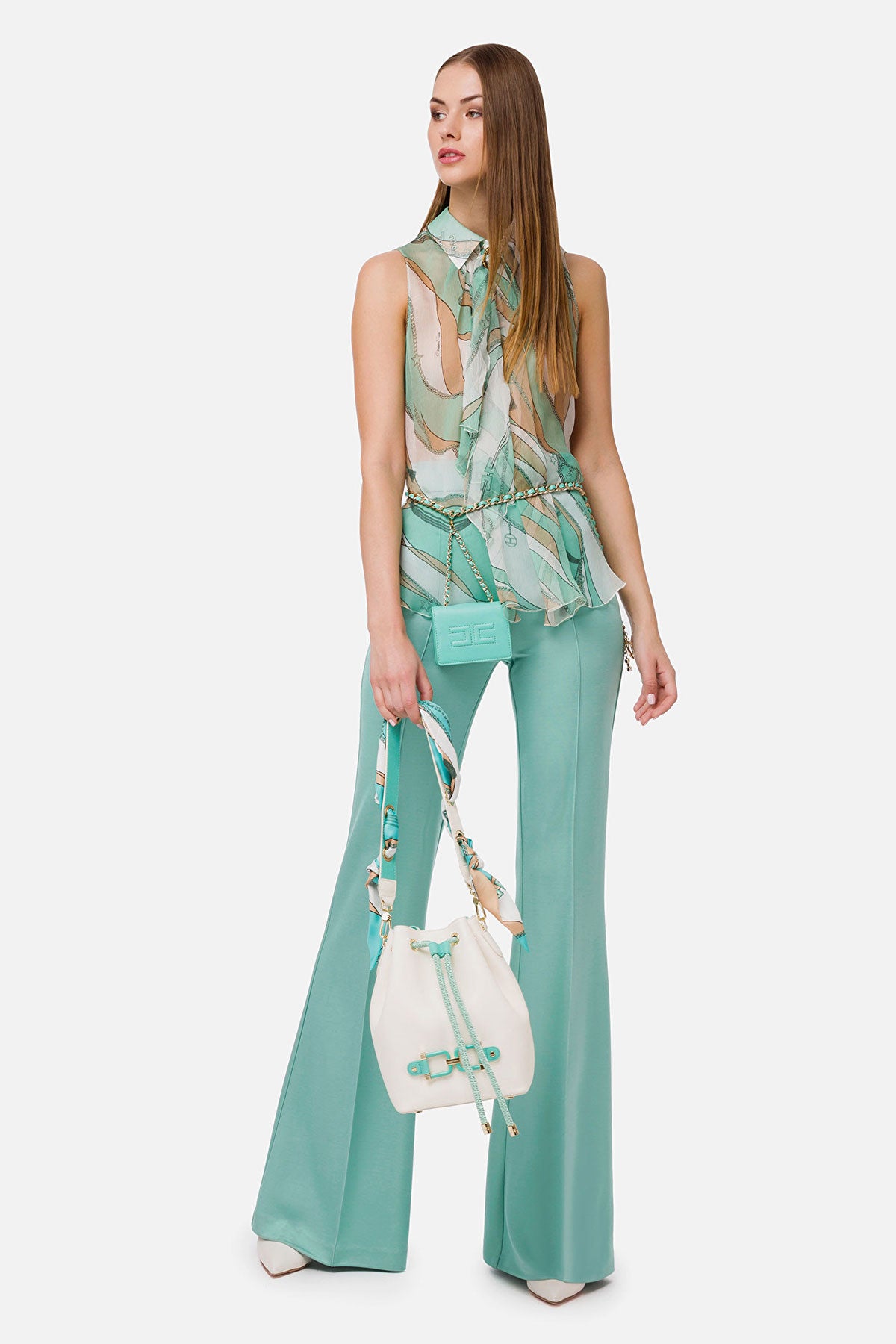 Elisabetta Franchi İpek Bluz-Libas Trendy Fashion Store