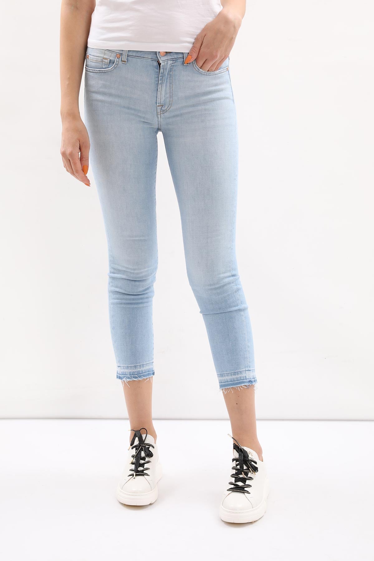 7 For All Mankind Roxanne Ankle Slim Fit Jeans-Libas Trendy Fashion Store