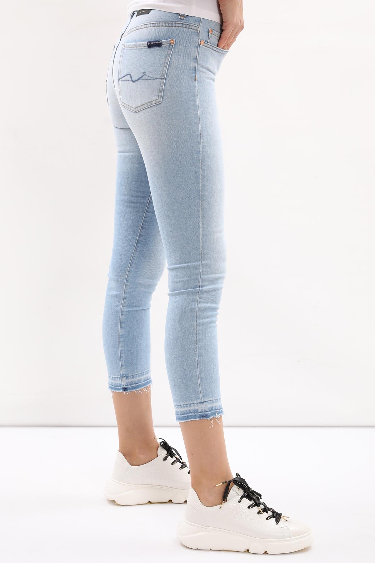 7 For All Mankind Roxanne Ankle Slim Fit Jeans-Libas Trendy Fashion Store
