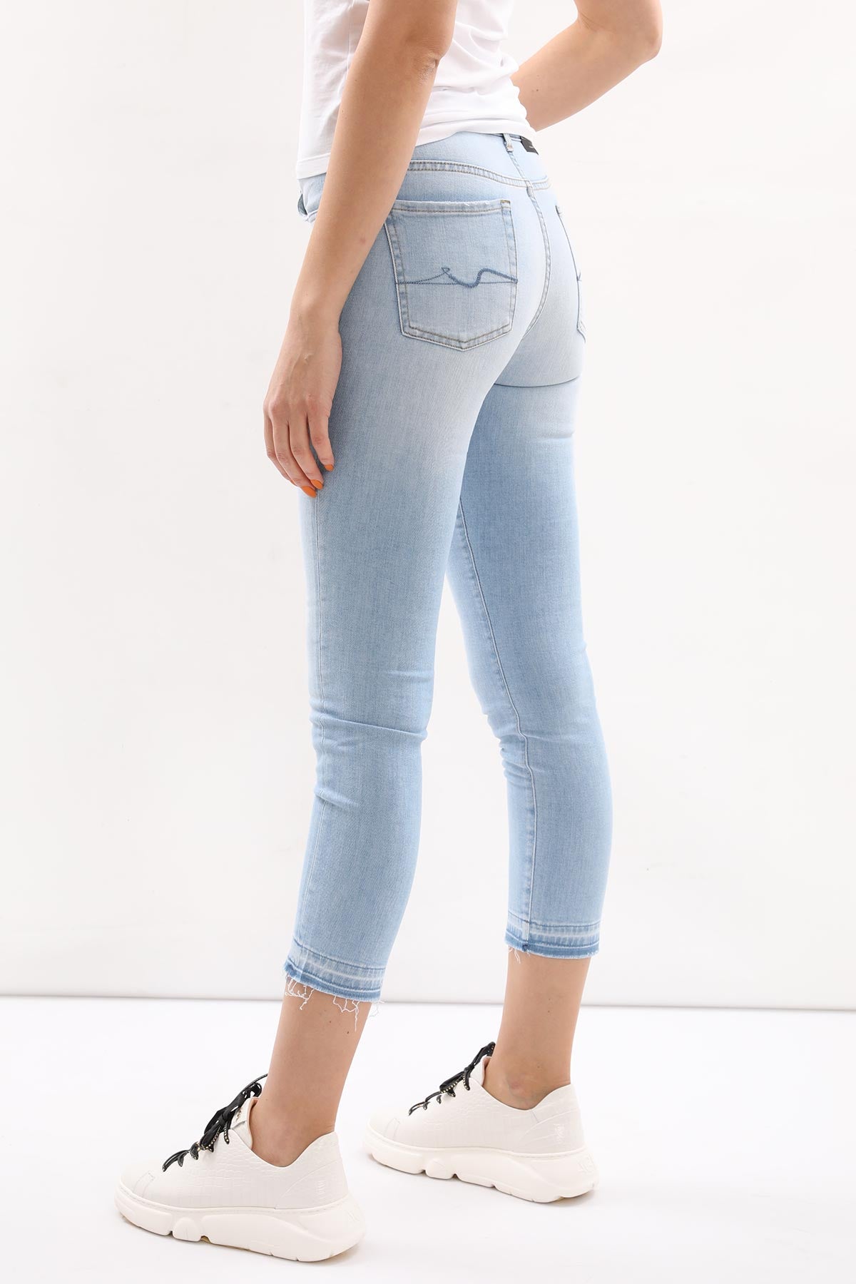 7 For All Mankind Roxanne Ankle Slim Fit Jeans-Libas Trendy Fashion Store