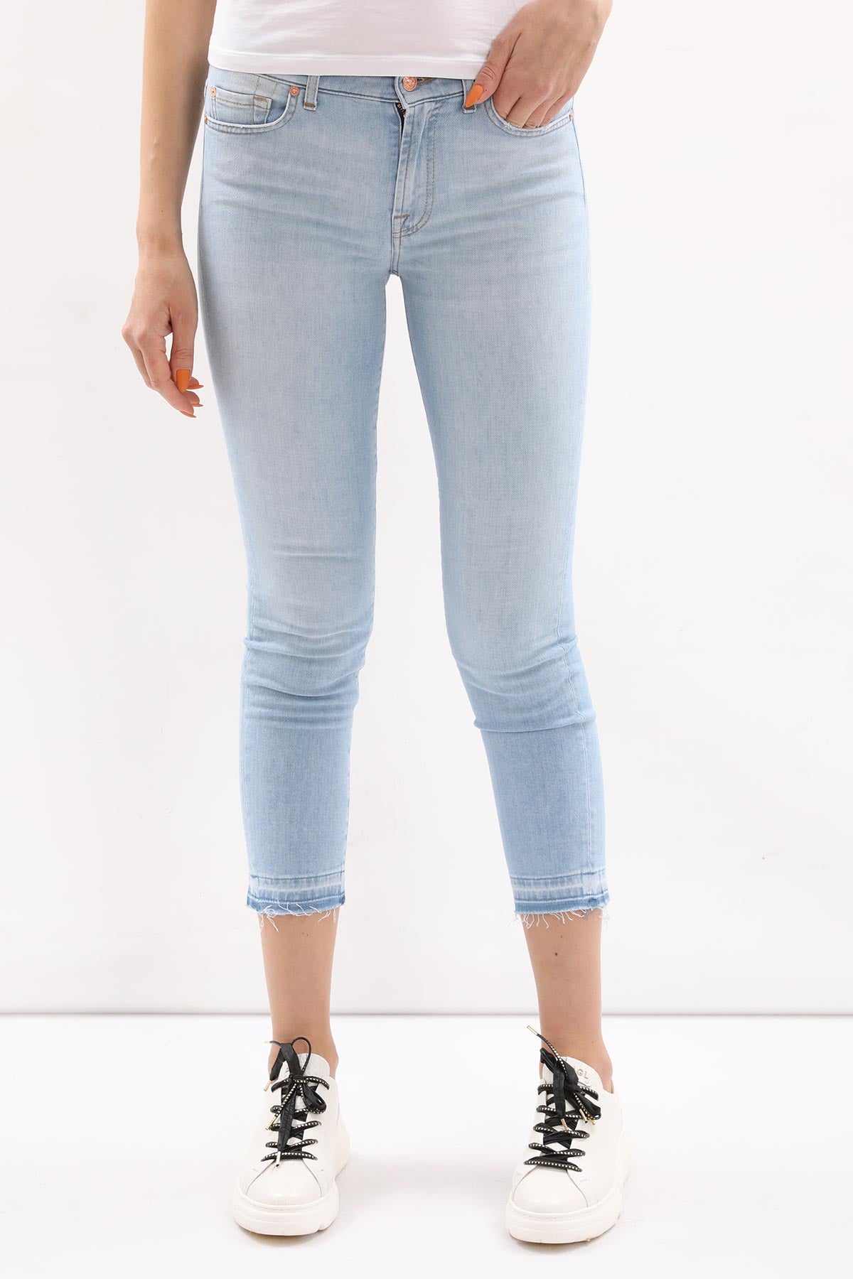 7 For All Mankind Roxanne Ankle Slim Fit Jeans-Libas Trendy Fashion Store