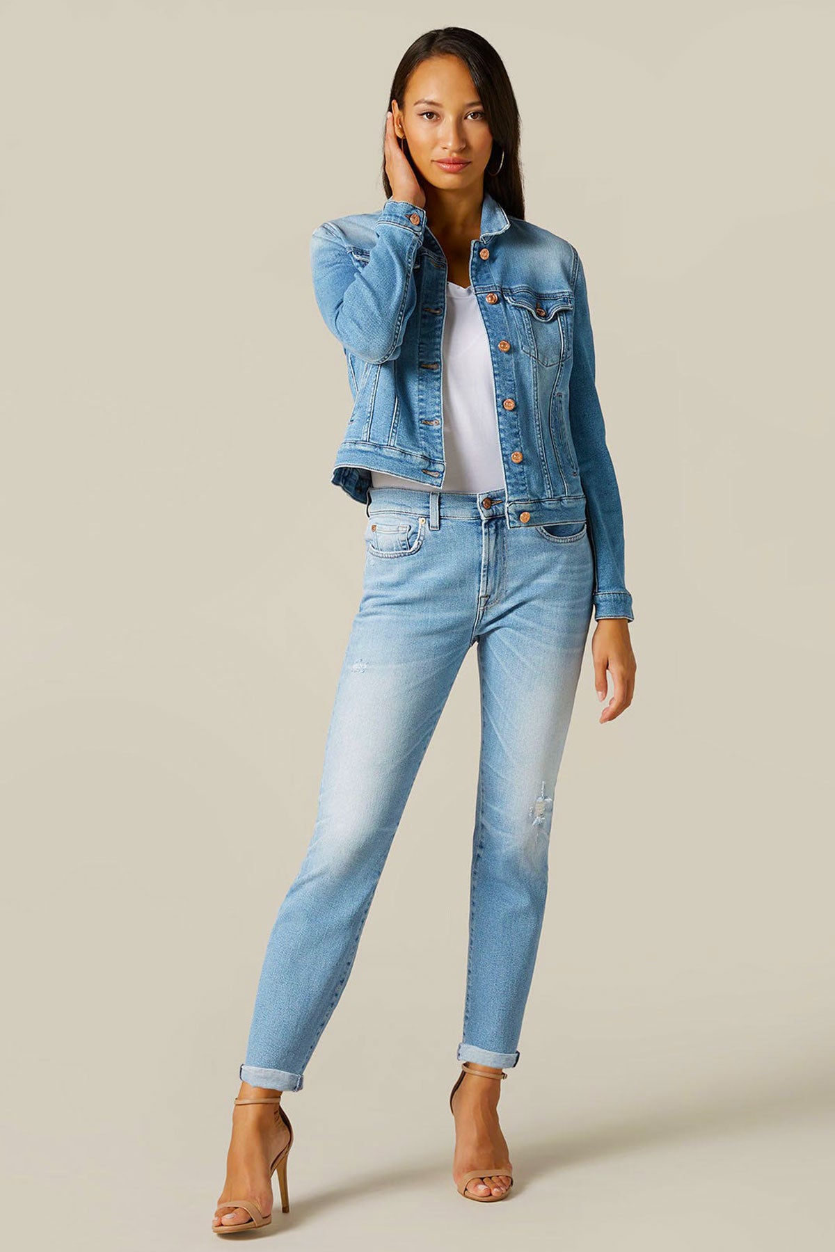 7 For All Mankind Relaxed Skinny Girlfriend Jeans-Libas Trendy Fashion Store