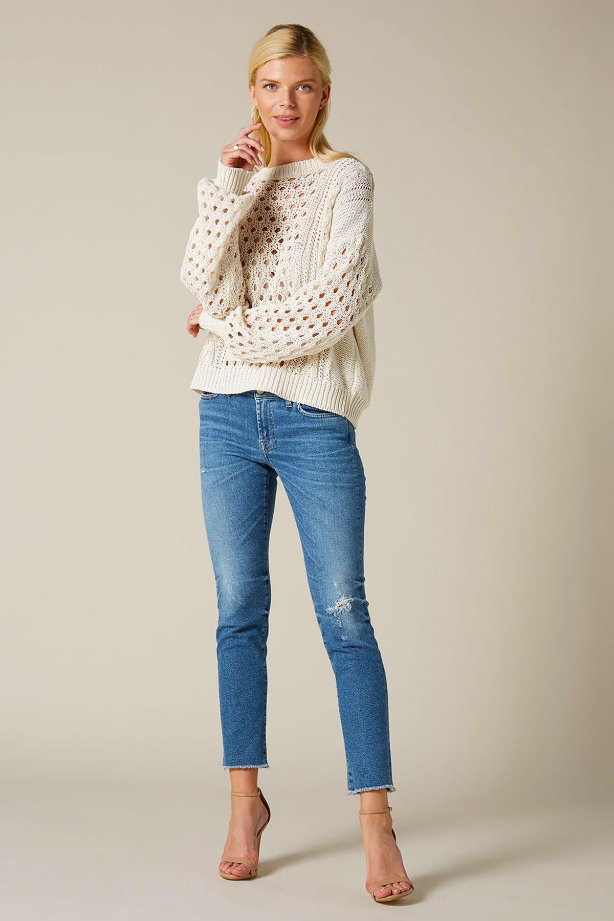 7 For All Mankind Pyper Crop Jeans-Libas Trendy Fashion Store