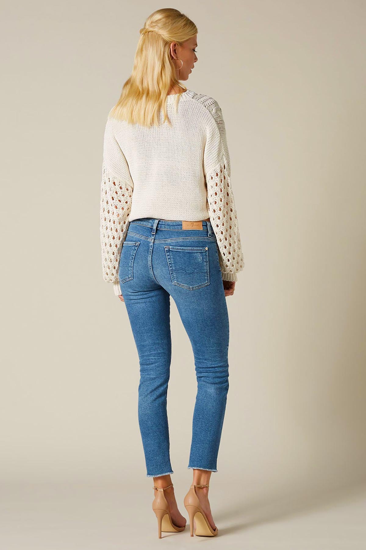 7 For All Mankind Pyper Crop Jeans-Libas Trendy Fashion Store