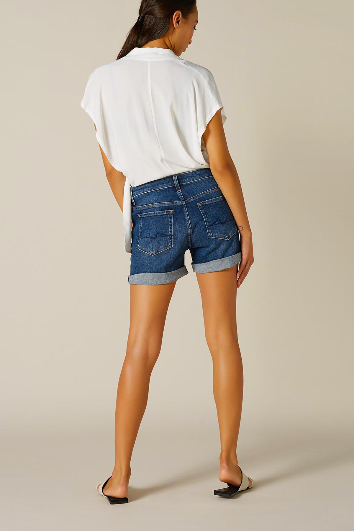 7 For All Mankind Jean Şort-Libas Trendy Fashion Store