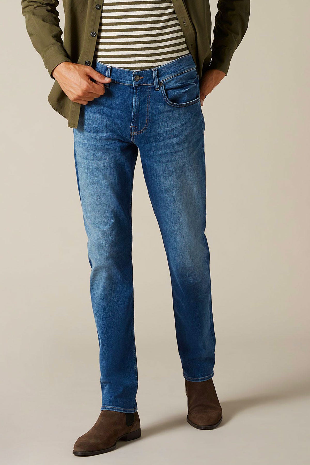 7 For All Mankind Slimmy Tapered Jeans-Libas Trendy Fashion Store