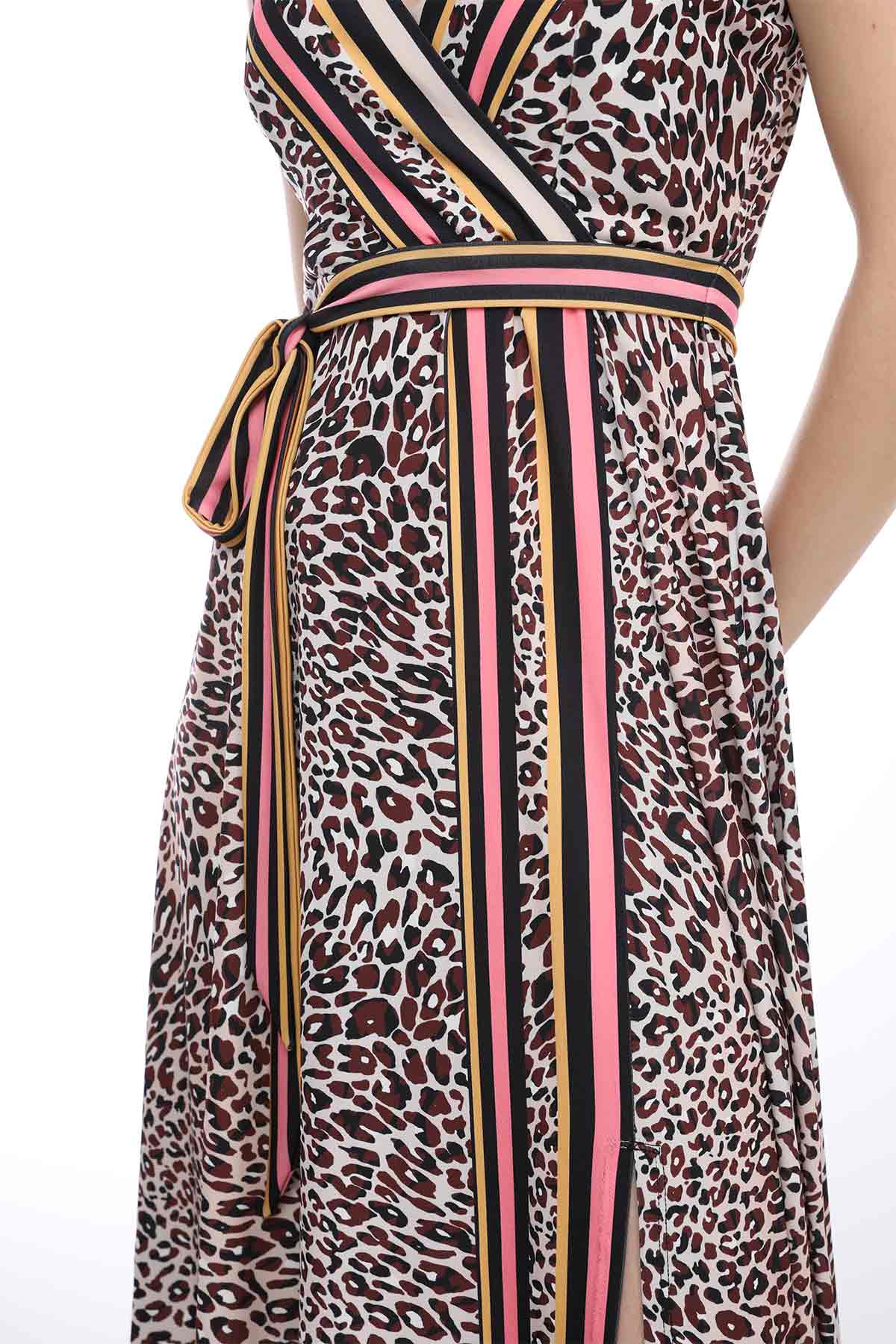 Hale Bob Animal Desenli Elbise-Libas Trendy Fashion Store
