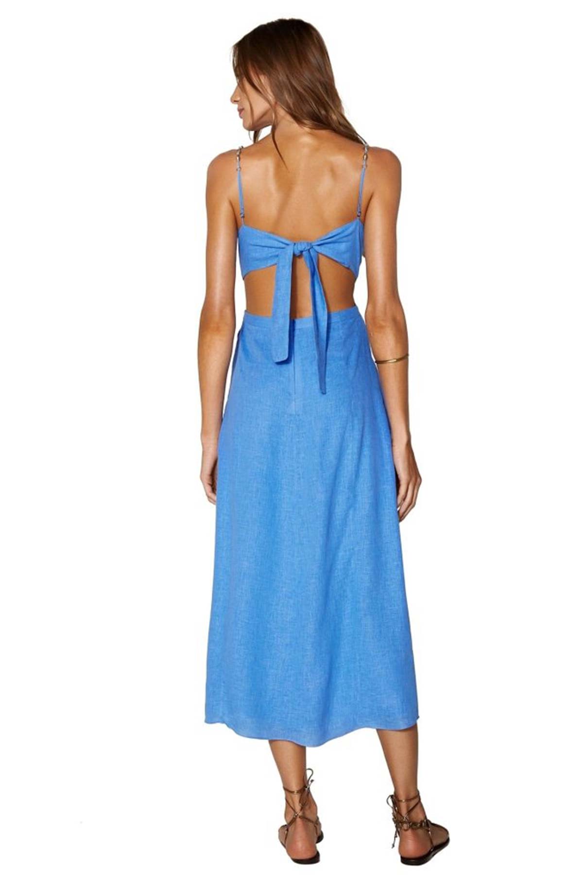 Vix Solid Connie Midi Elbise-Libas Trendy Fashion Store